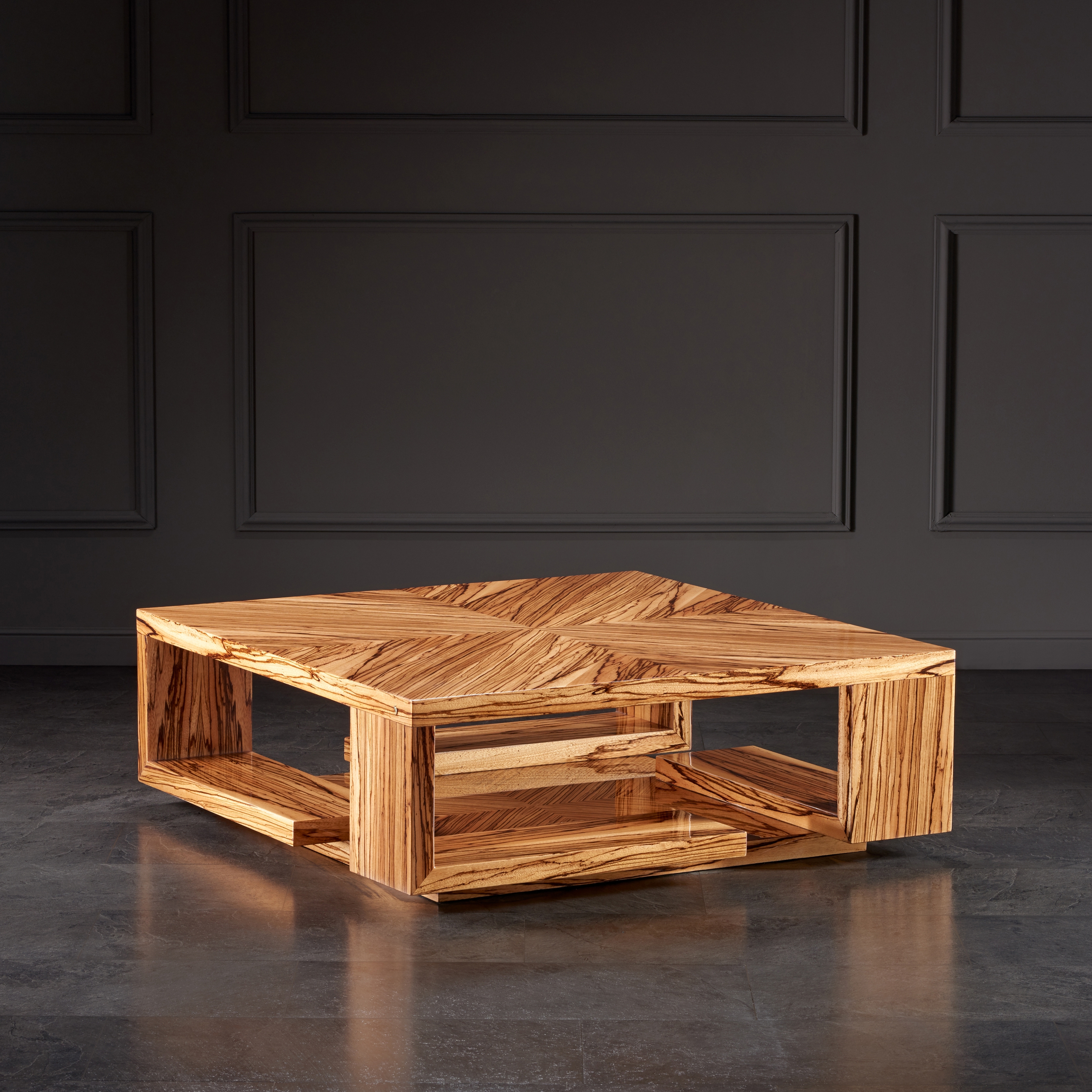 Mostrar el producto Lyric | Lyric Small Coffee Table Zebrano del fabricante Sygnard