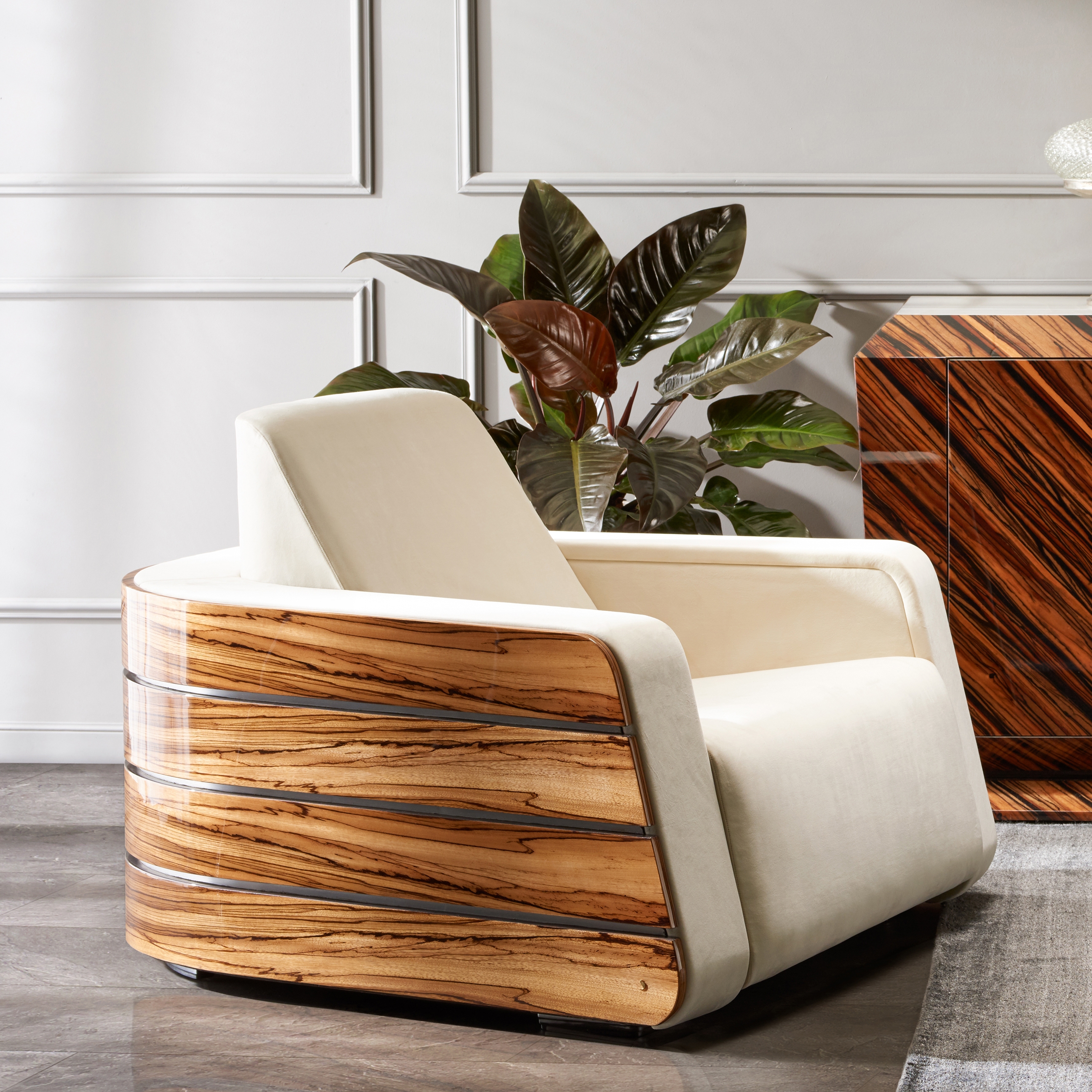 Odeon | Odeon Armchair Single Zebrano