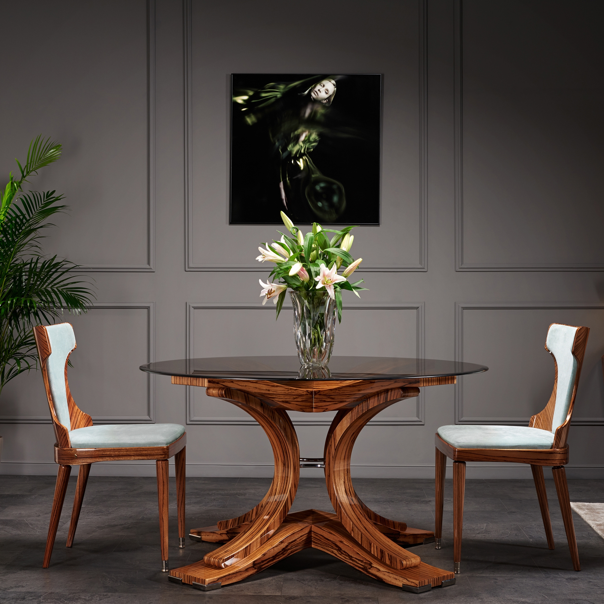 Mostrar el producto Sax | Sax Dining Table Single Zebrano del fabricante Sygnard