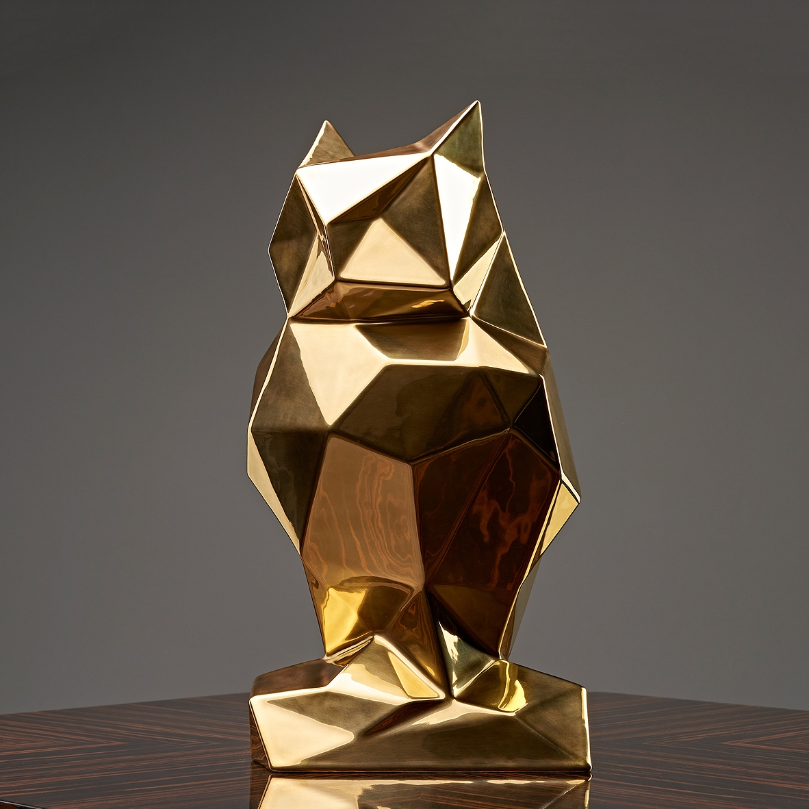 Die Eule | Die Eule in Gold