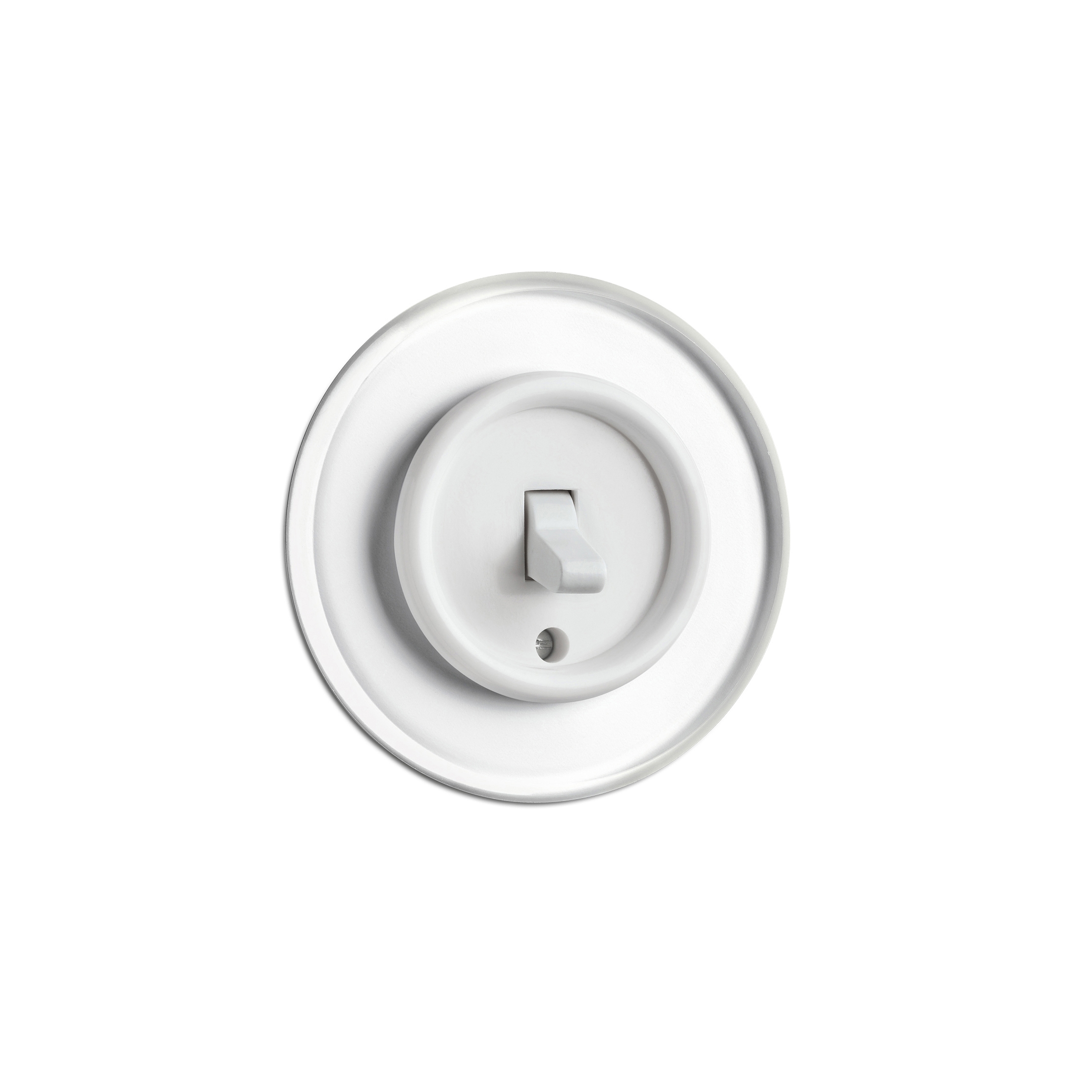 Afficher le produit Toggle switch white glass duroplast du fabricant THPG