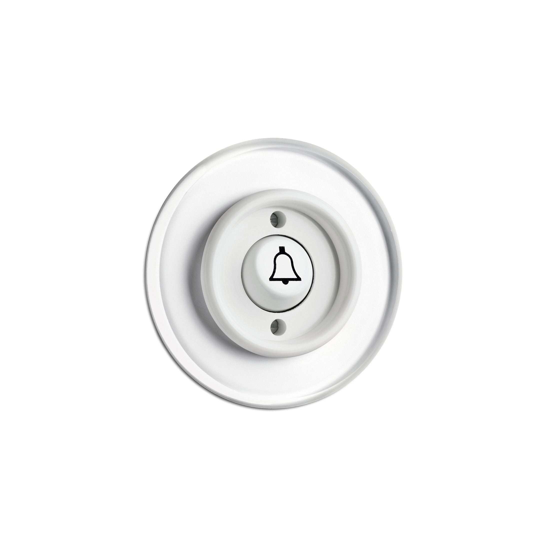 Display product Rocker button  white glass duroplast from manufacturer THPG