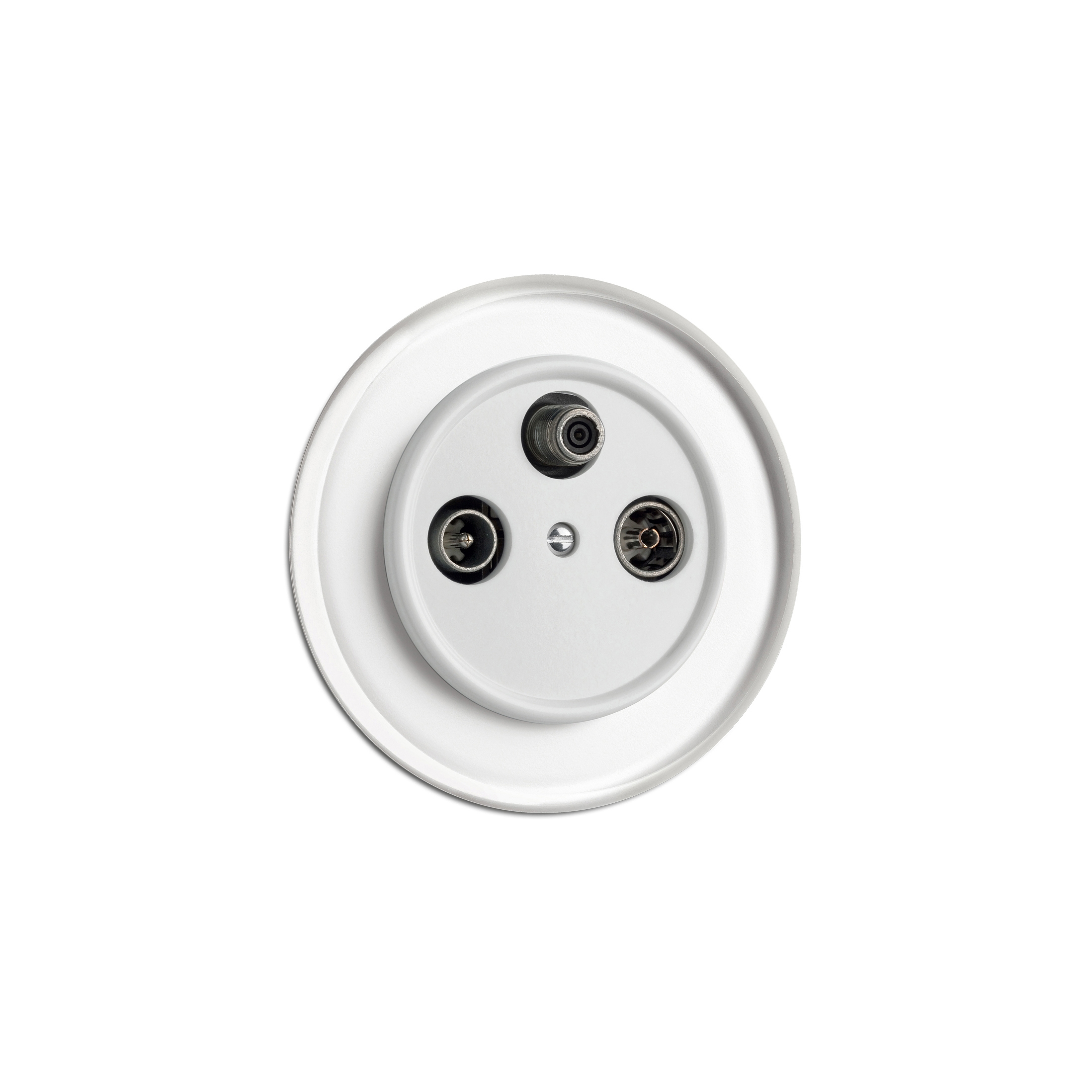 Afficher le produit Antenna outlet satellite white glass duroplast du fabricant THPG