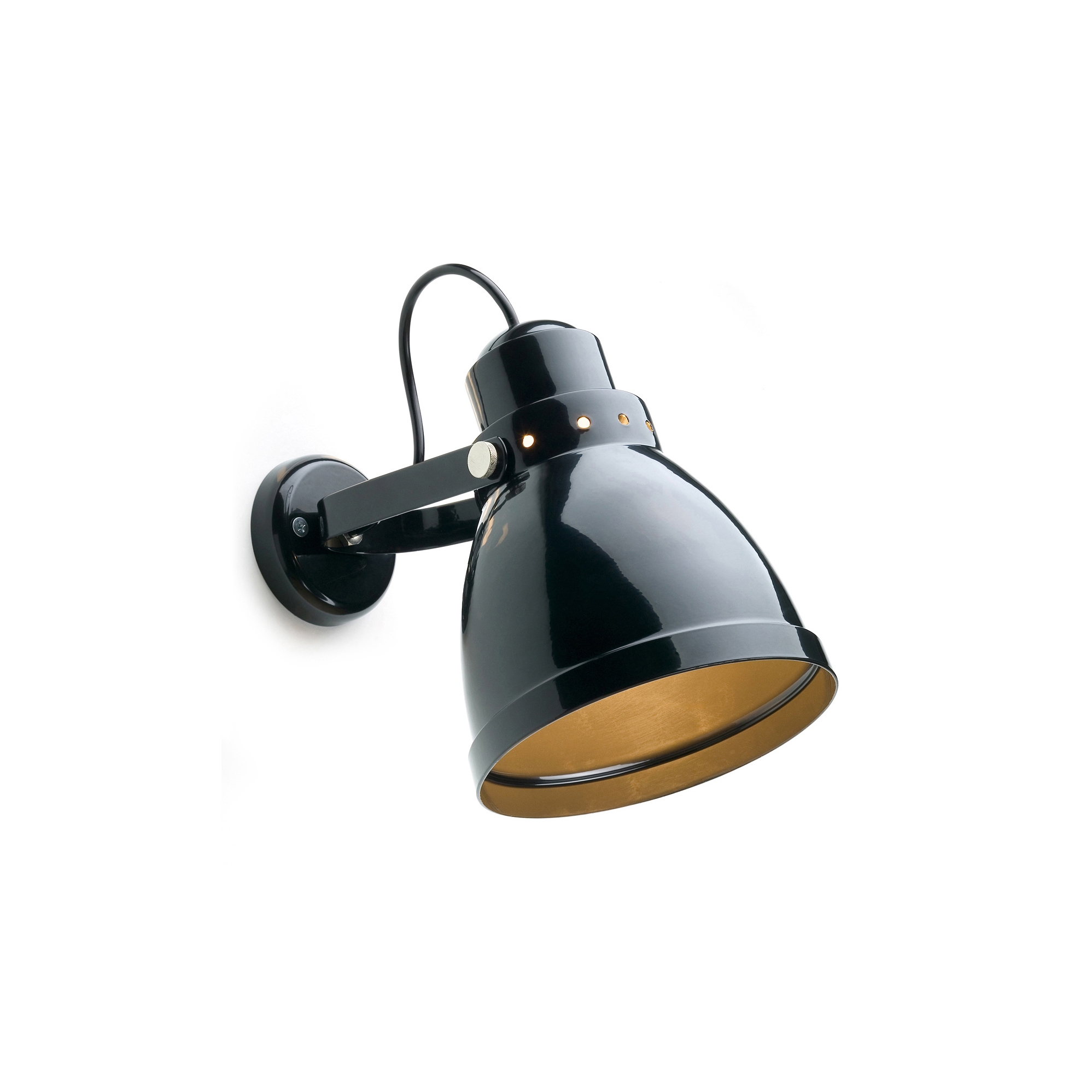 Afficher le produit Steel wall lamp large black du fabricant THPG