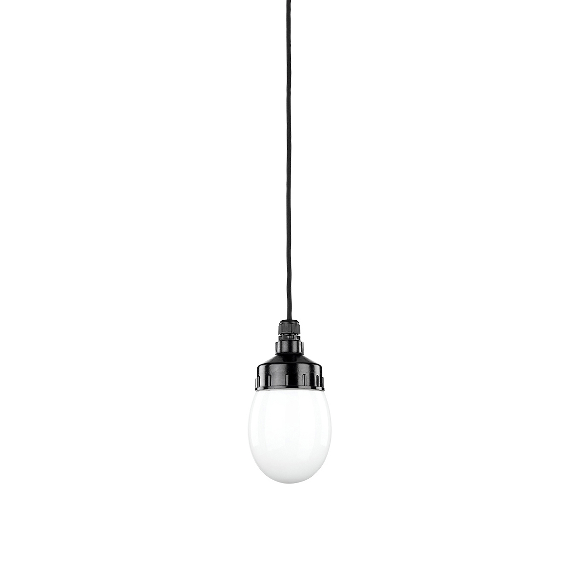 Afficher le produit Pendant lamp Bakelite opal glass, drop du fabricant THPG
