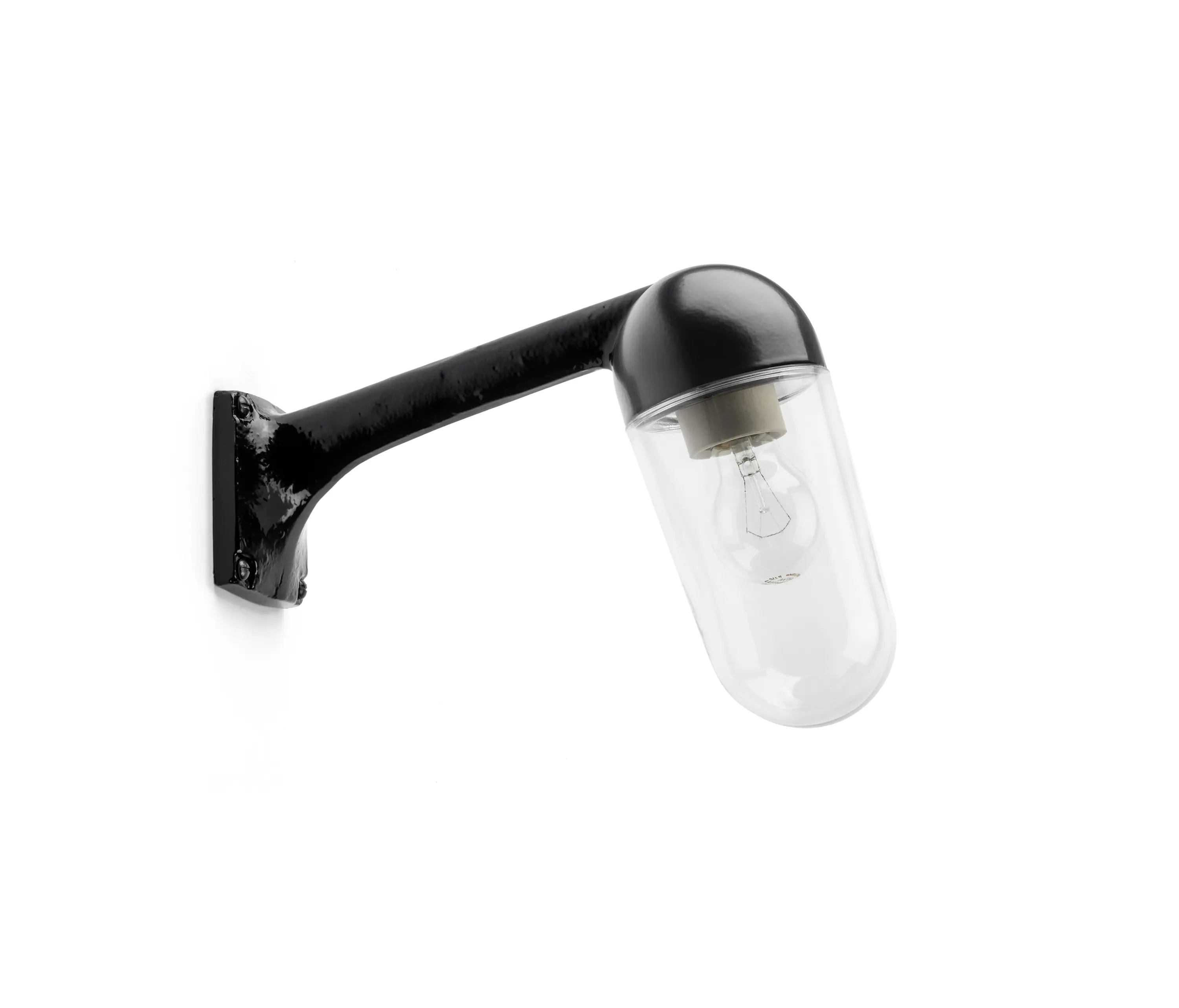 THPG - Wall-mounted, cast aluminium lamp 80 degrees black