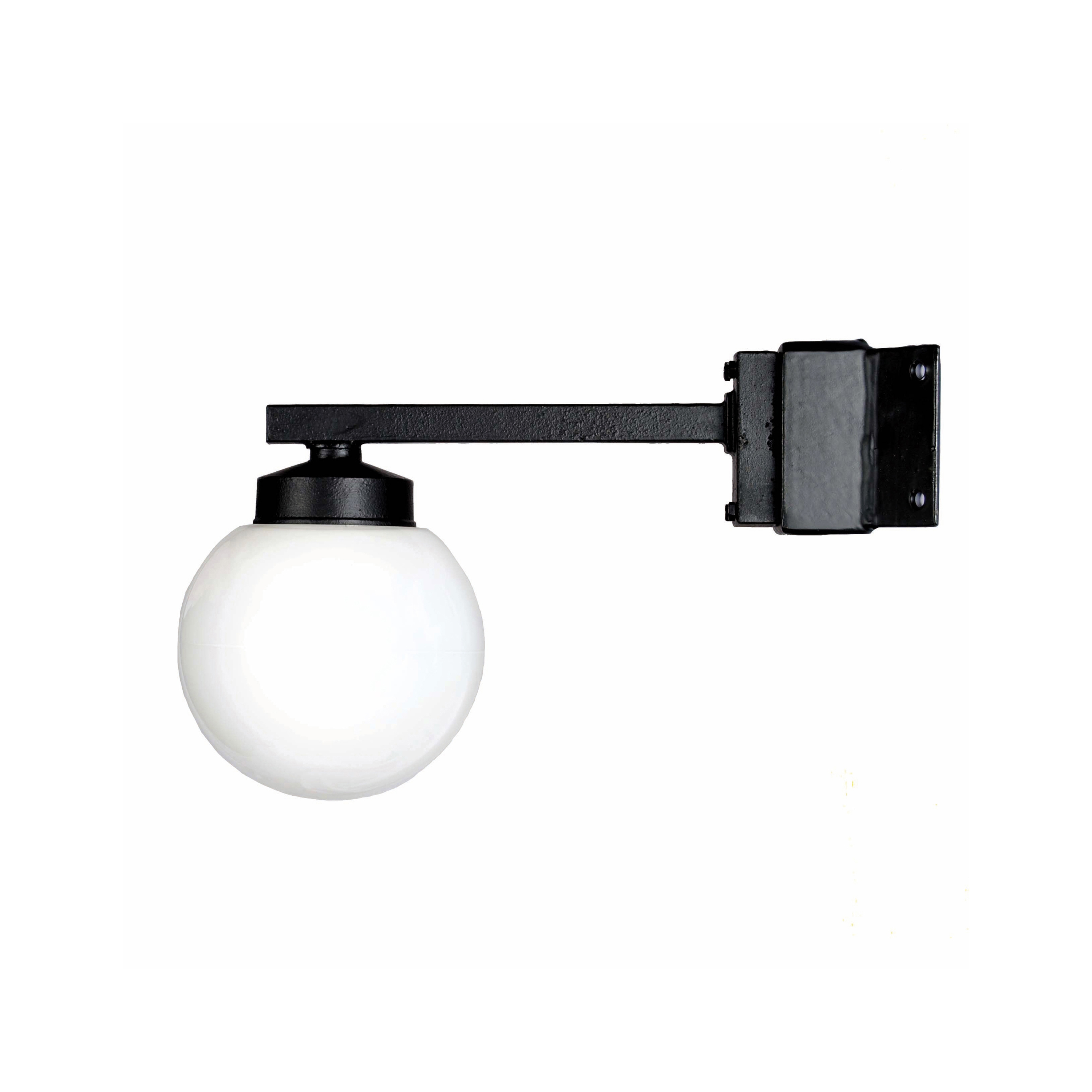 Afficher le produit Wall lamp cast iron corner mounting black du fabricant THPG