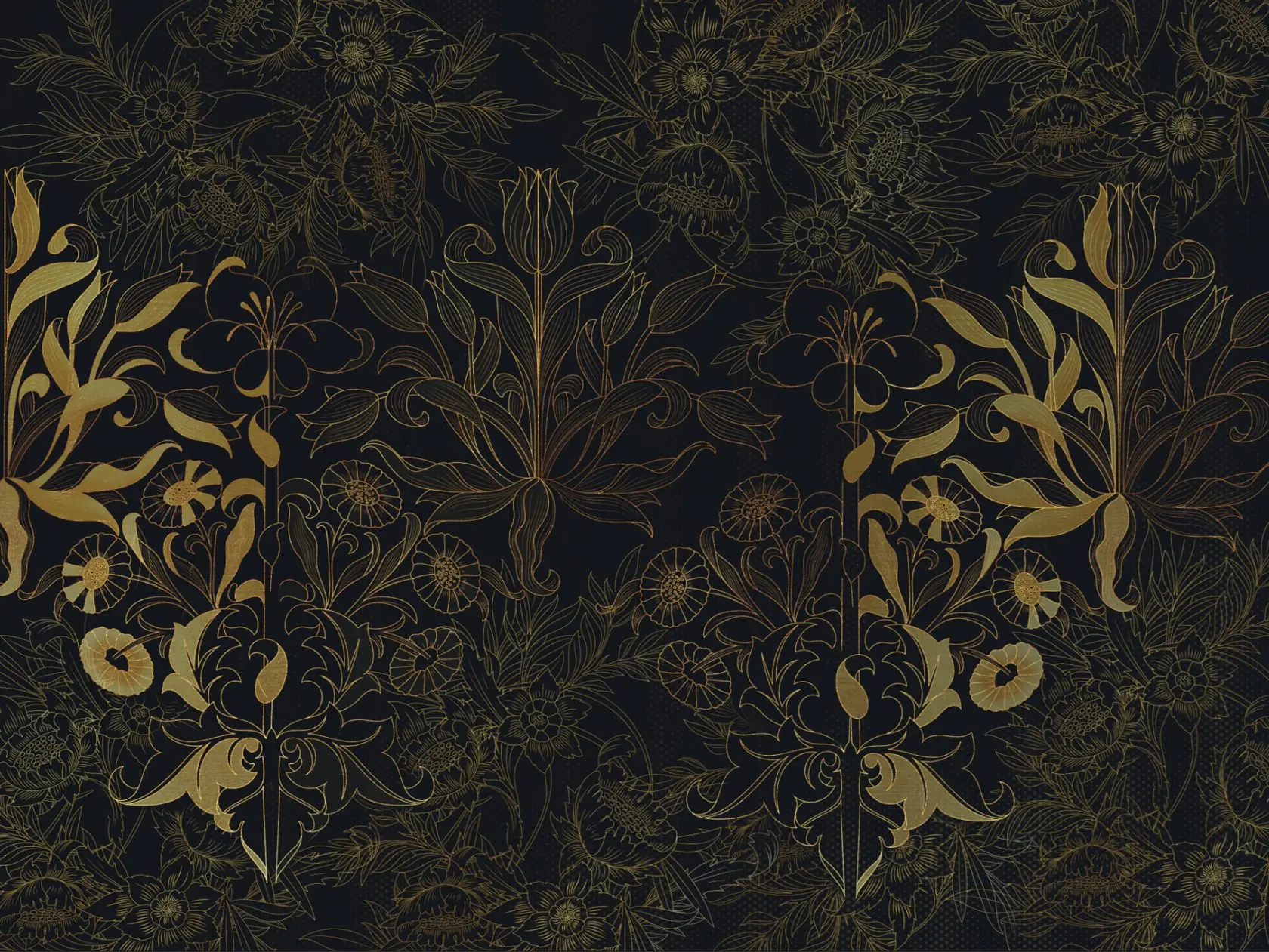 Officinarkitettura - Déco | Flower Fantasy Black