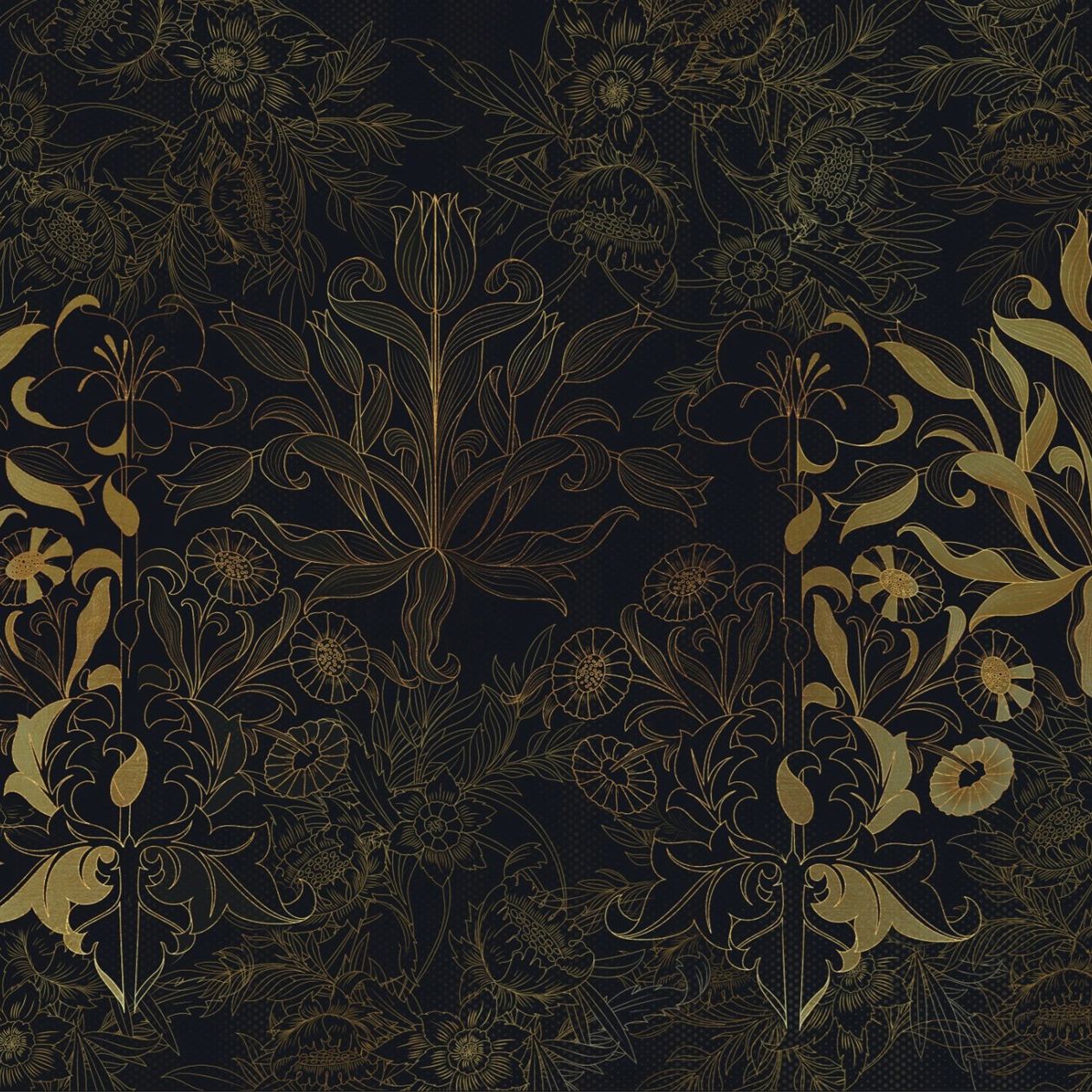 Déco | Flower Fantasy Black