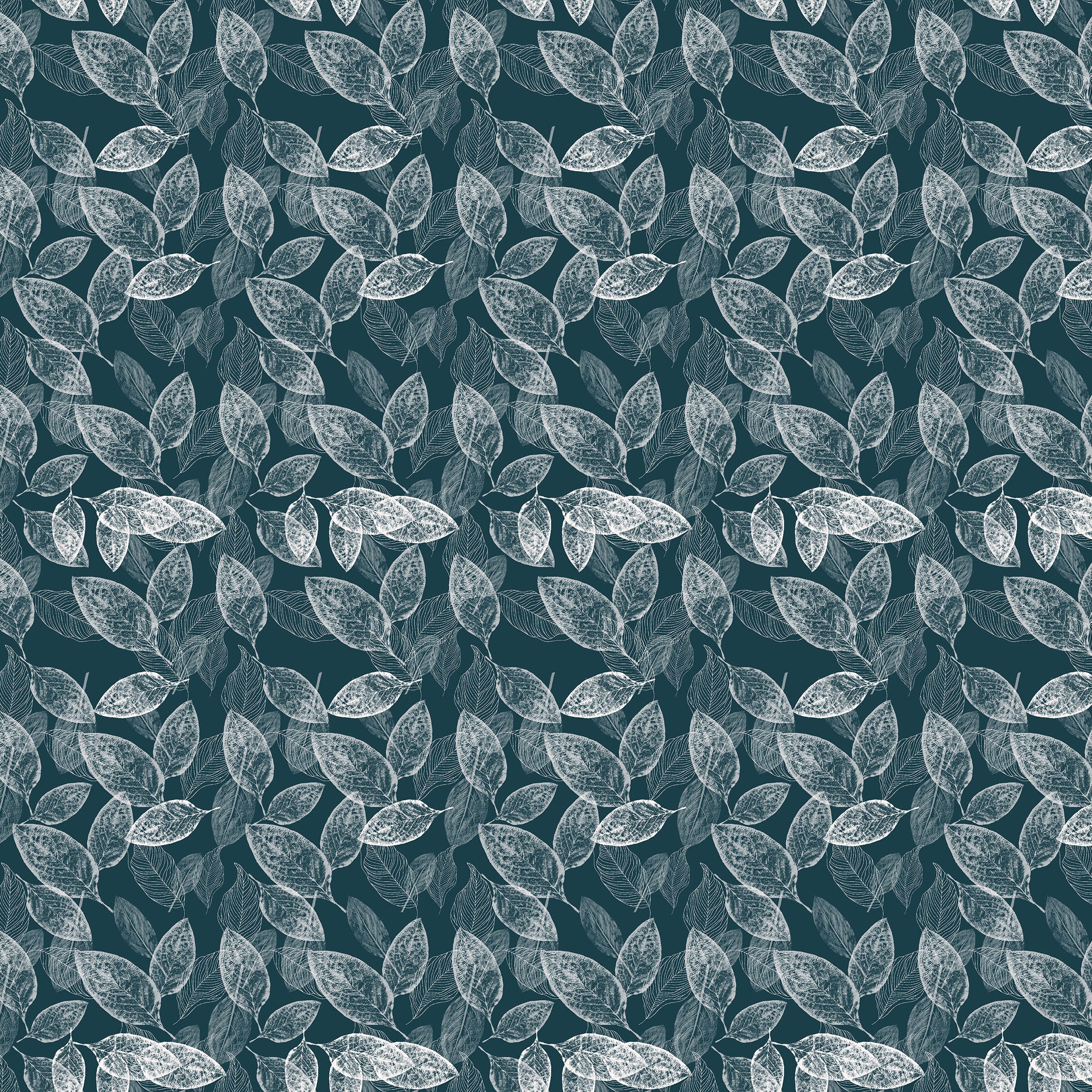 Pattern design | Foglie Petrolio