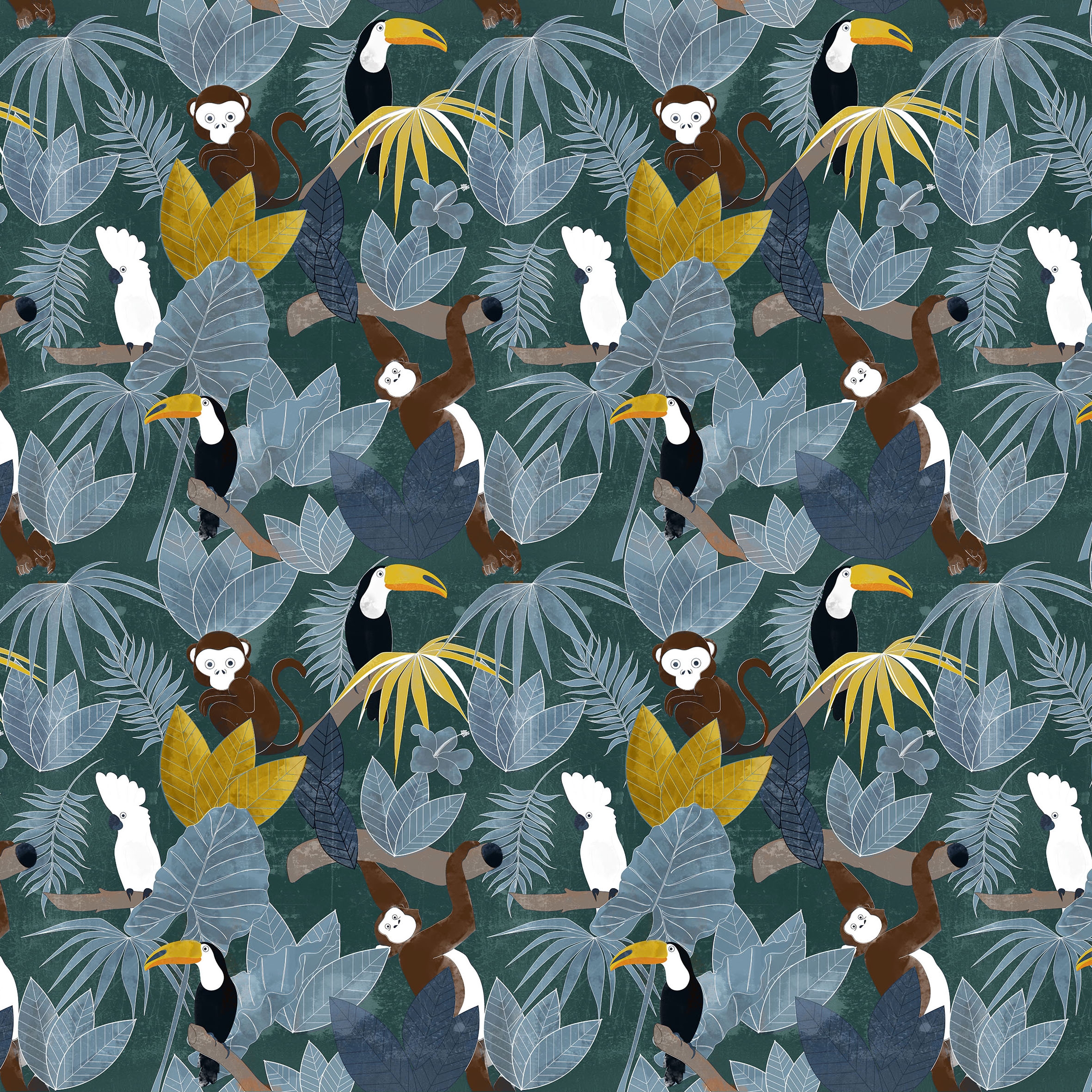 Mostra il prodotto Pattern design | Jungle Naif Avio del produttore Officinarkitettura