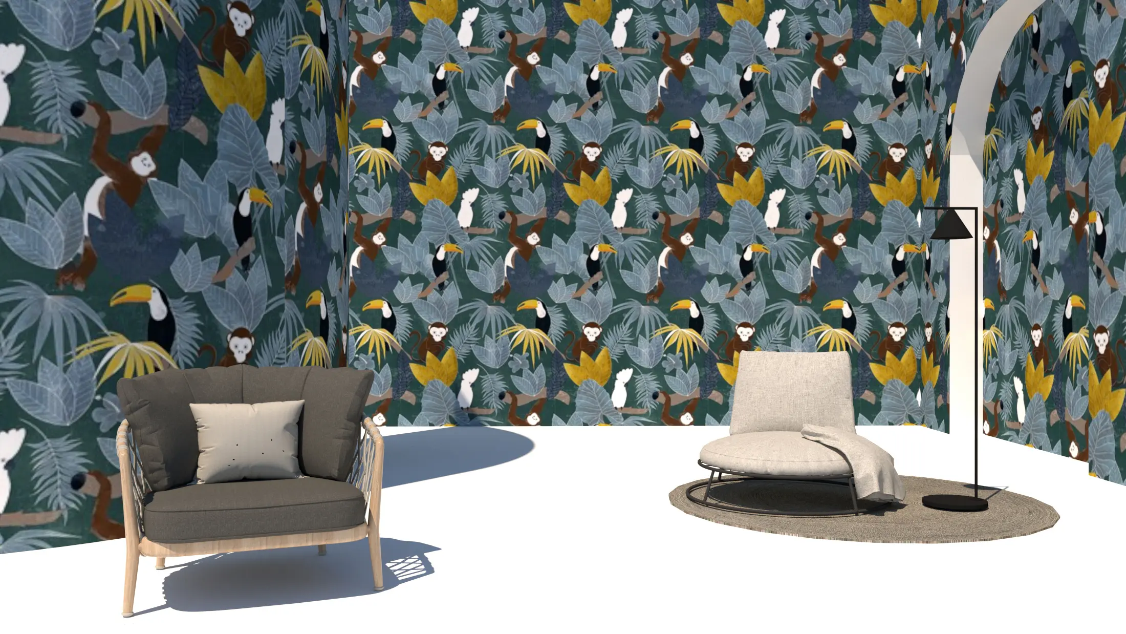Officinarkitettura - Pattern design | Jungle Naif Avio
