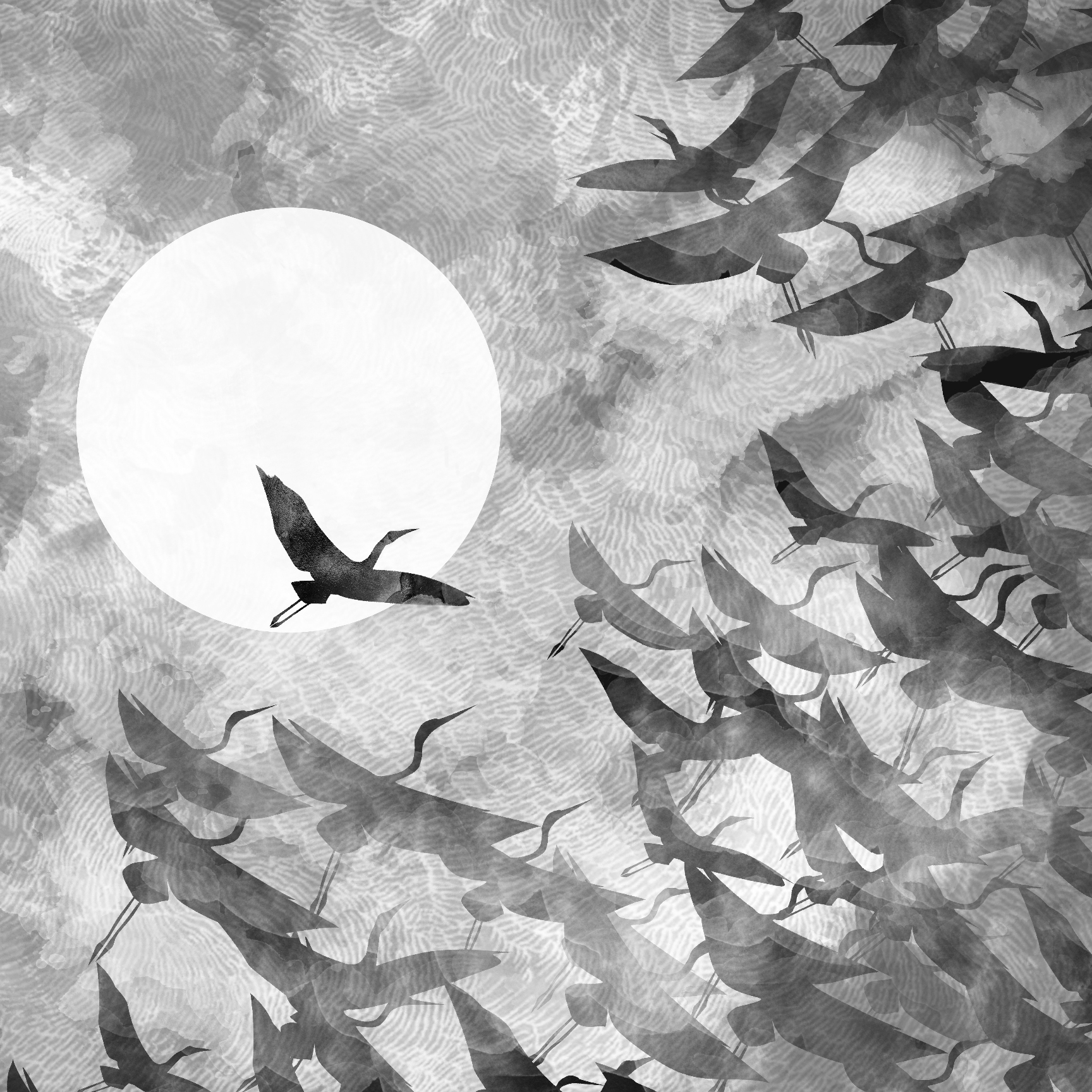 Afficher le produit White Row | Birds And Waves du fabricant Officinarkitettura