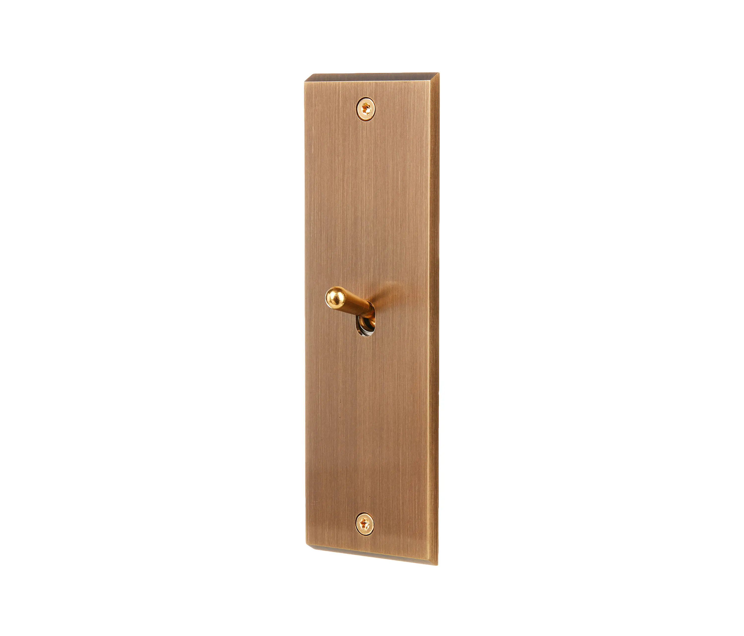 Modelec - Old Bronze - Long Narrow Cover Plate - 1 toggle