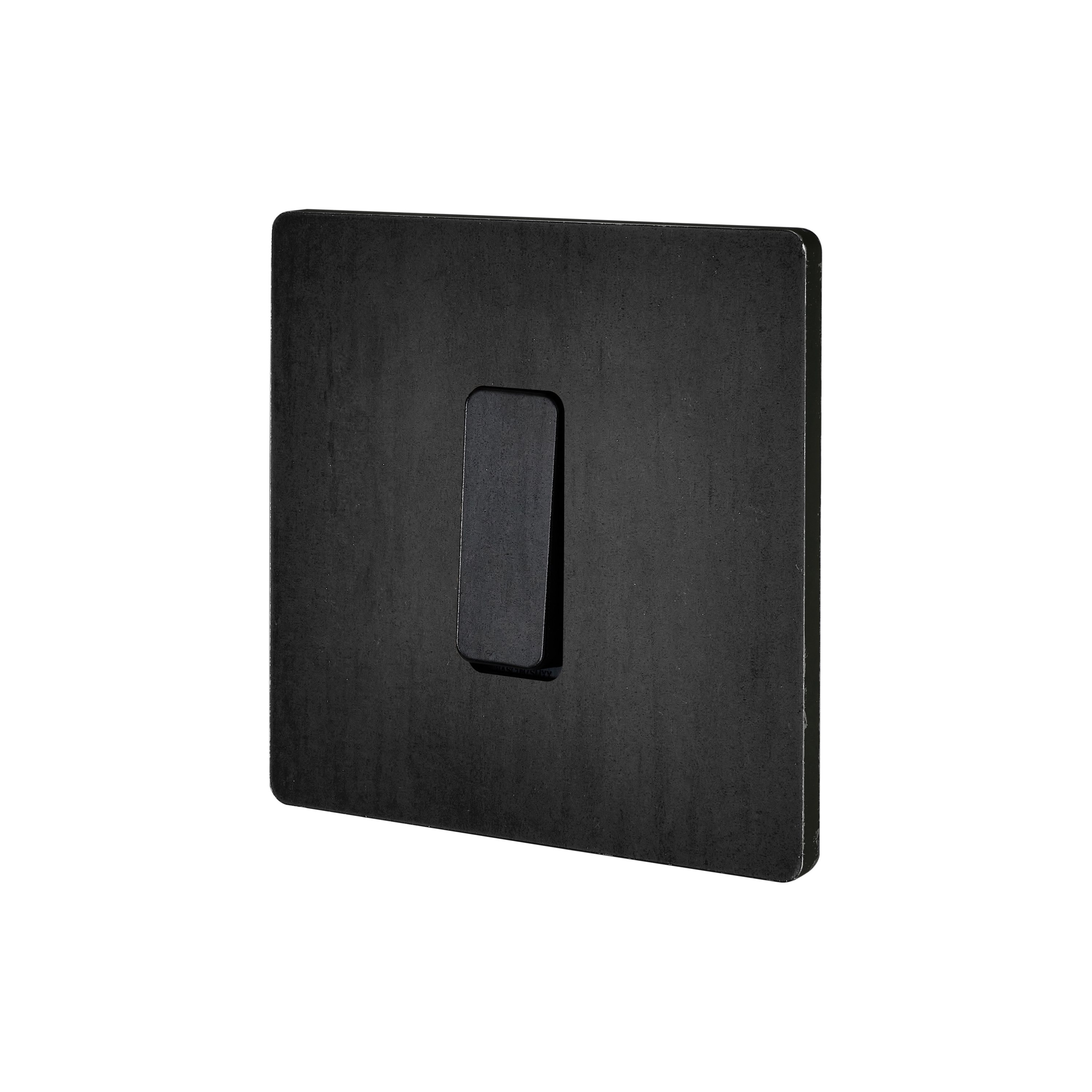 Mostra il prodotto STB Steel - Single cover plate - 1 flat STB steel button del produttore Modelec
