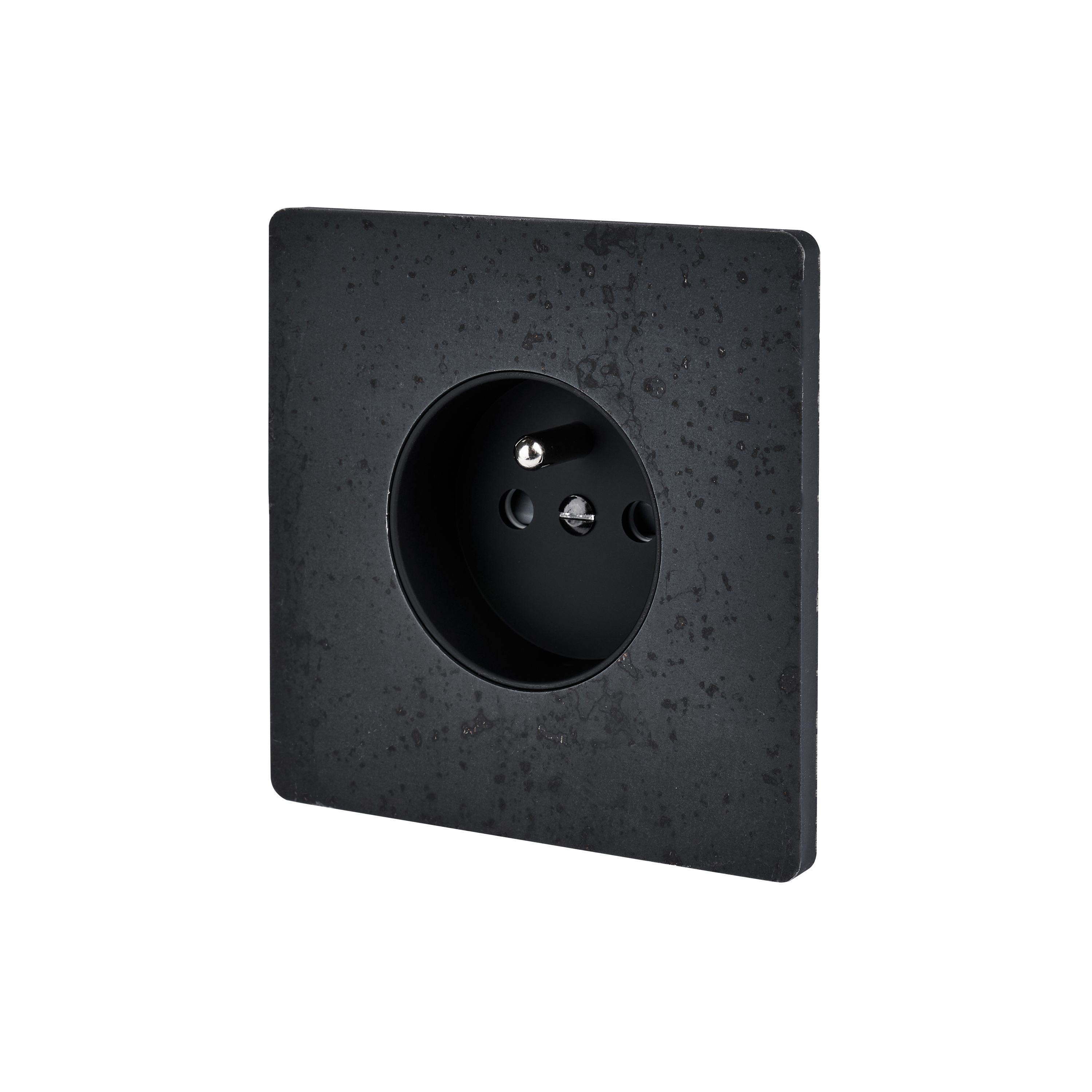 Mostra il prodotto STB Steel - Single cover plate - 1 Socket del produttore Modelec