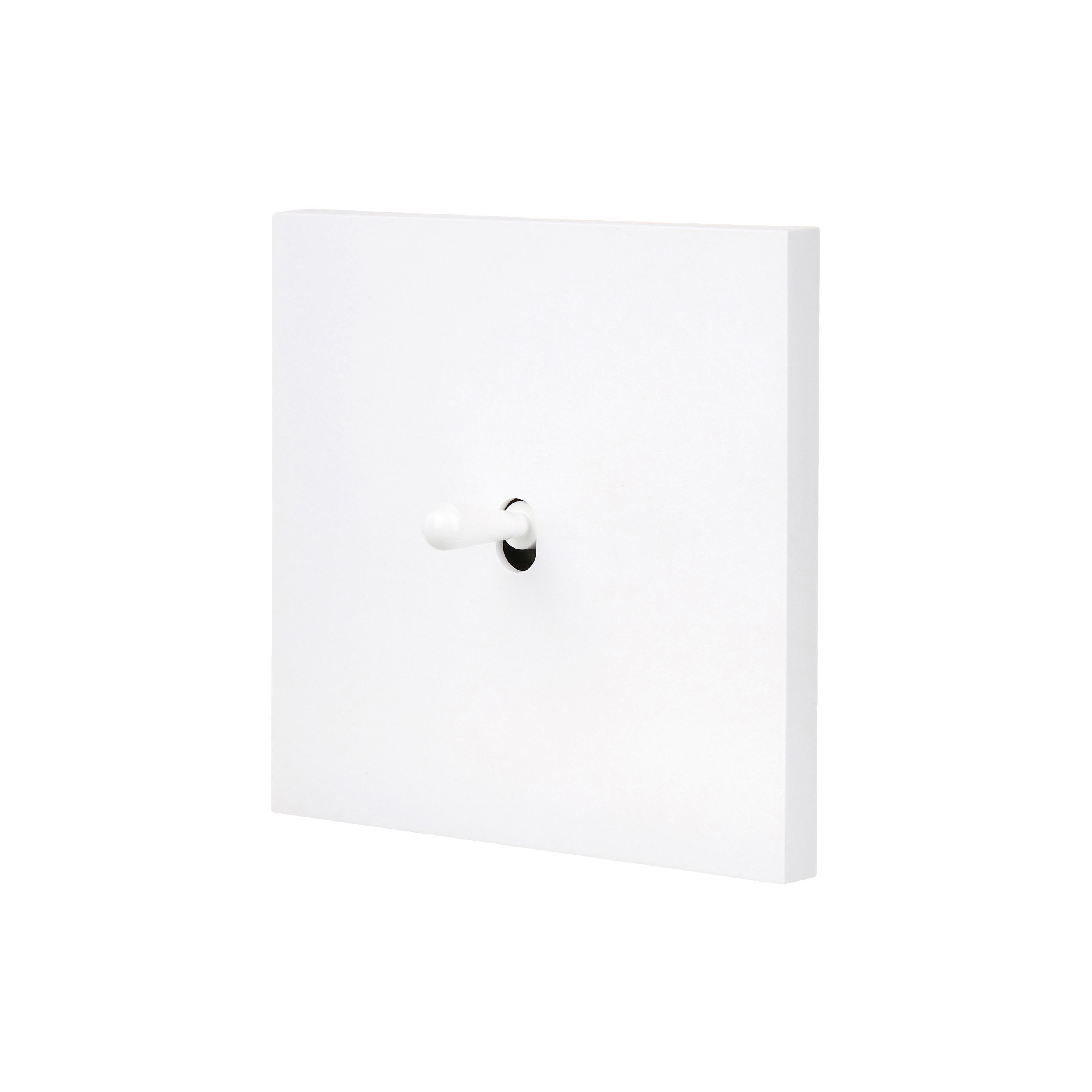 Afficher le produit Soft Touch Blanc - Plaque Simple - 1 levier blanc du fabricant Modelec