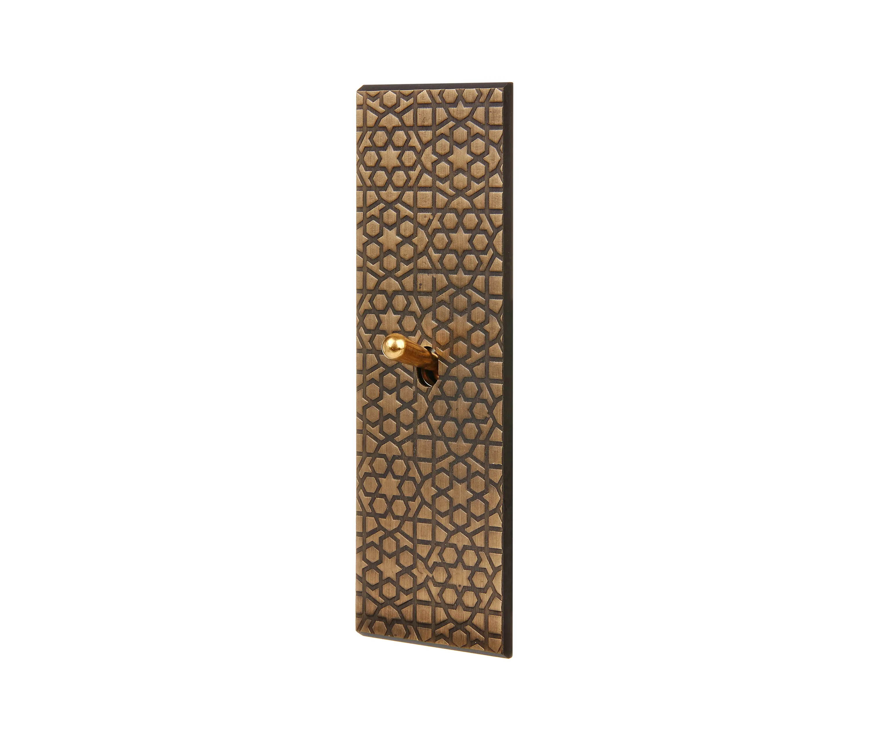 Modelec - Atlas - Plaque Simple Etroite Longue - 1 levier