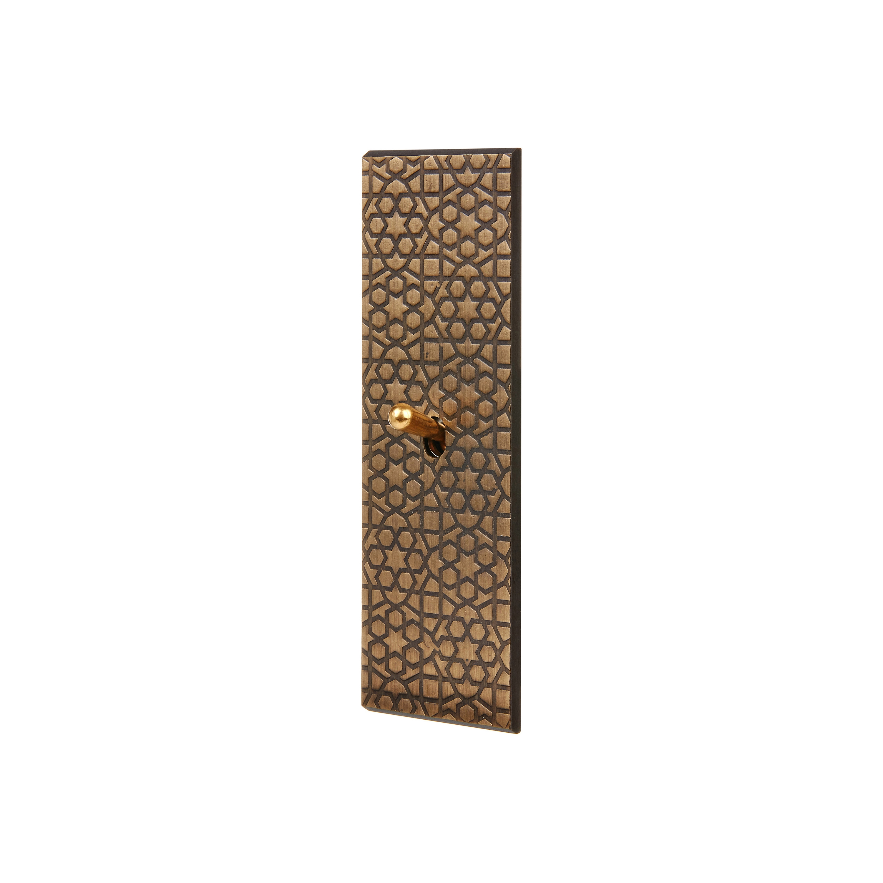 Afficher le produit Atlas - Plaque Simple Etroite Longue - 1 levier du fabricant Modelec