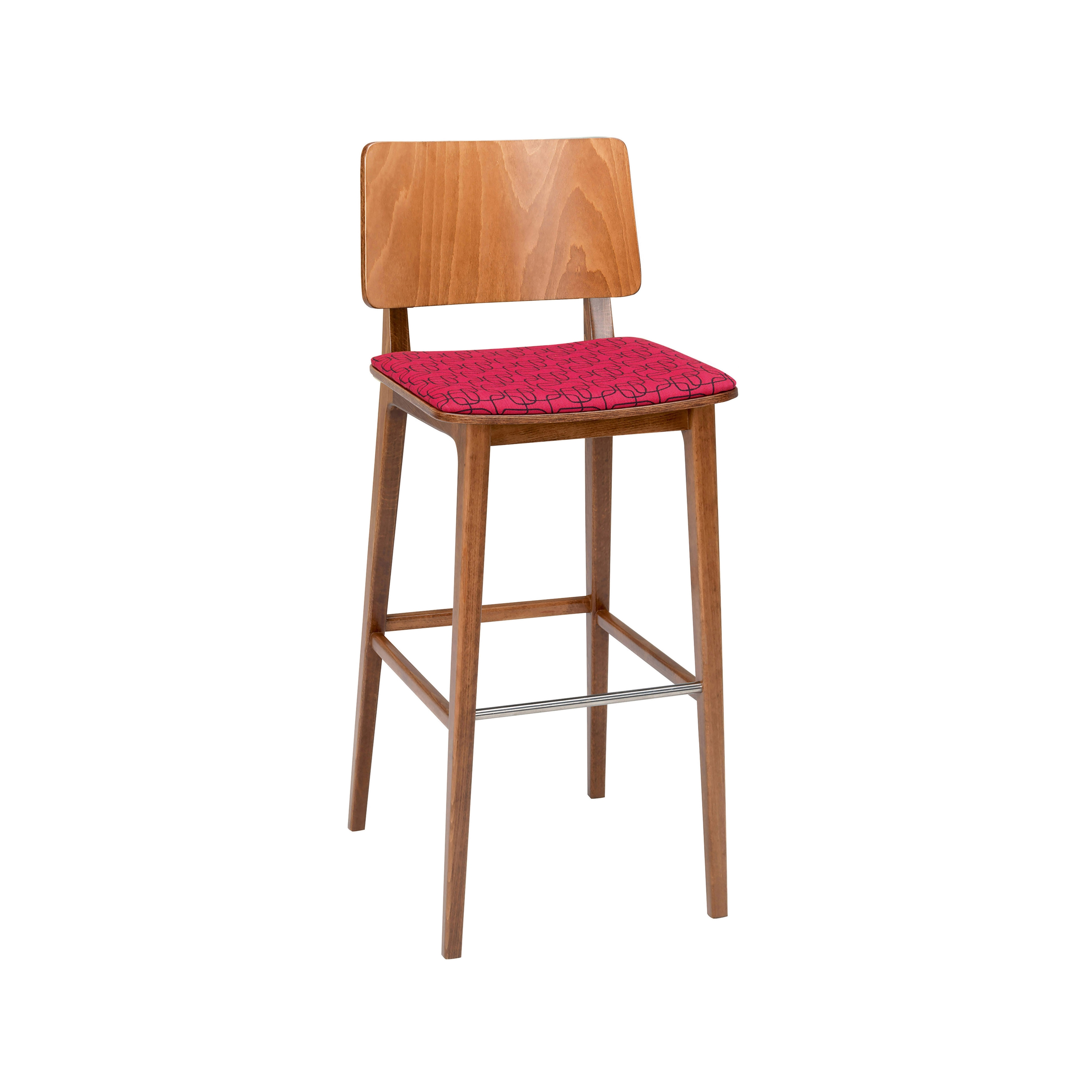 Display product Flash HS, seat flat upholstered, back wood from manufacturer Satelliet Originals
