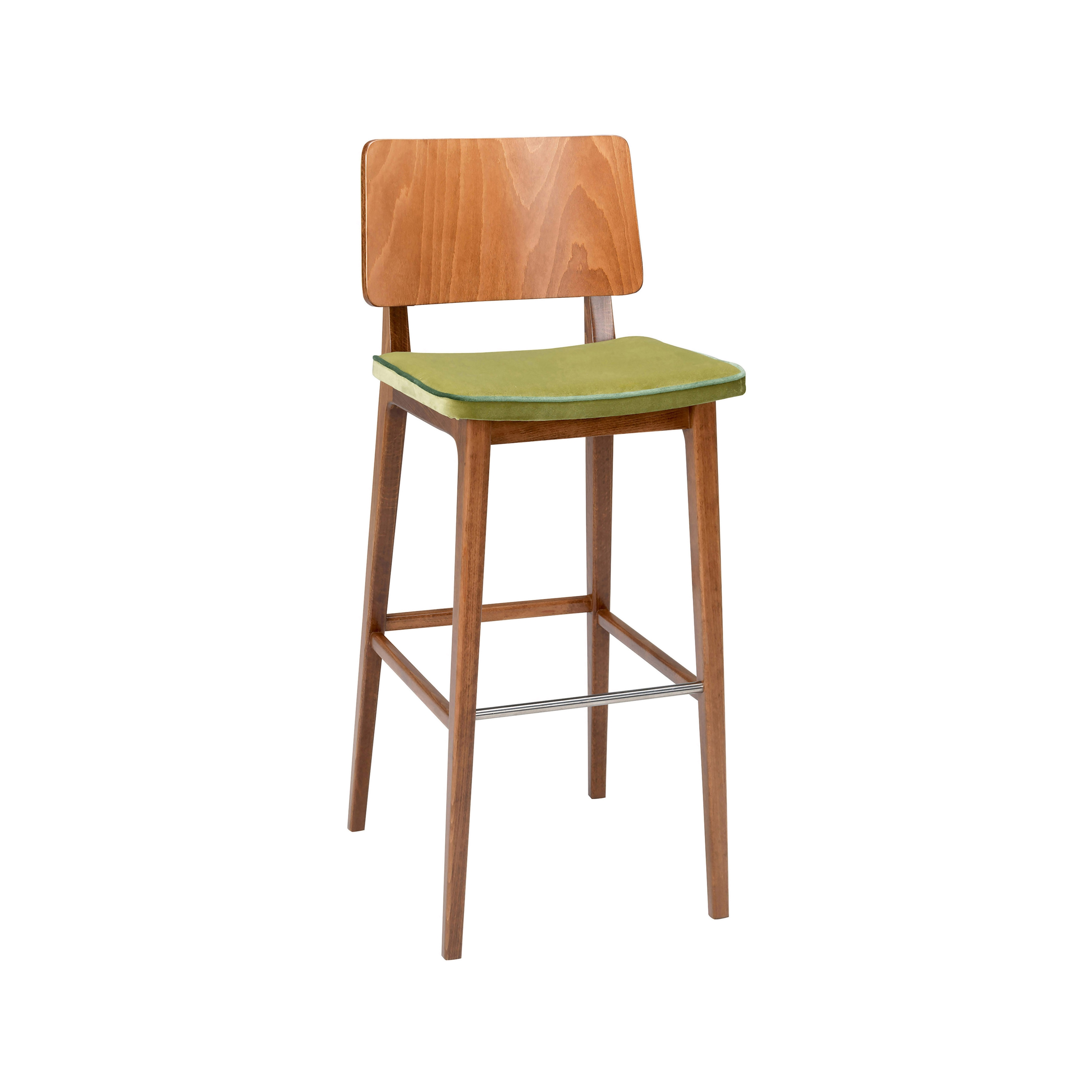 Display product Flash HS, seat boxed upholstered, back wood from manufacturer Satelliet Originals