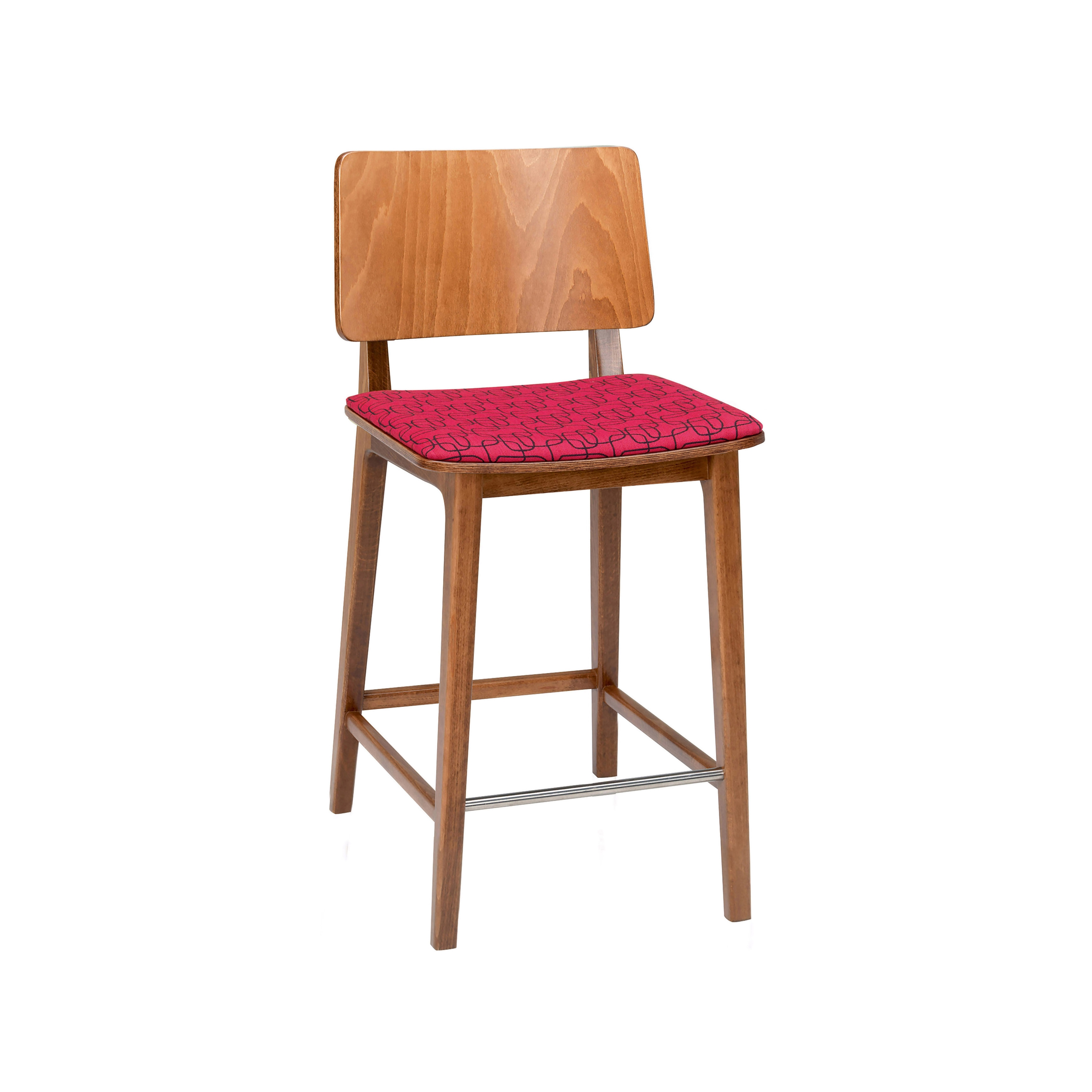 Display product Flash MS, seat flat upholstered, back wood from manufacturer Satelliet Originals
