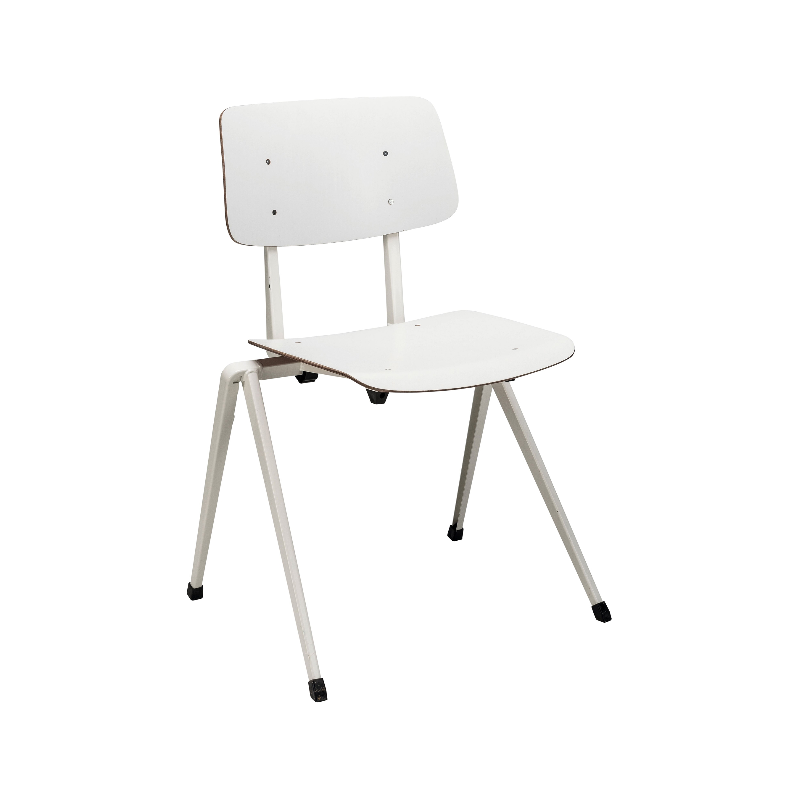 Display product S-17 SC, frame white, seat and back white from manufacturer Satelliet Originals