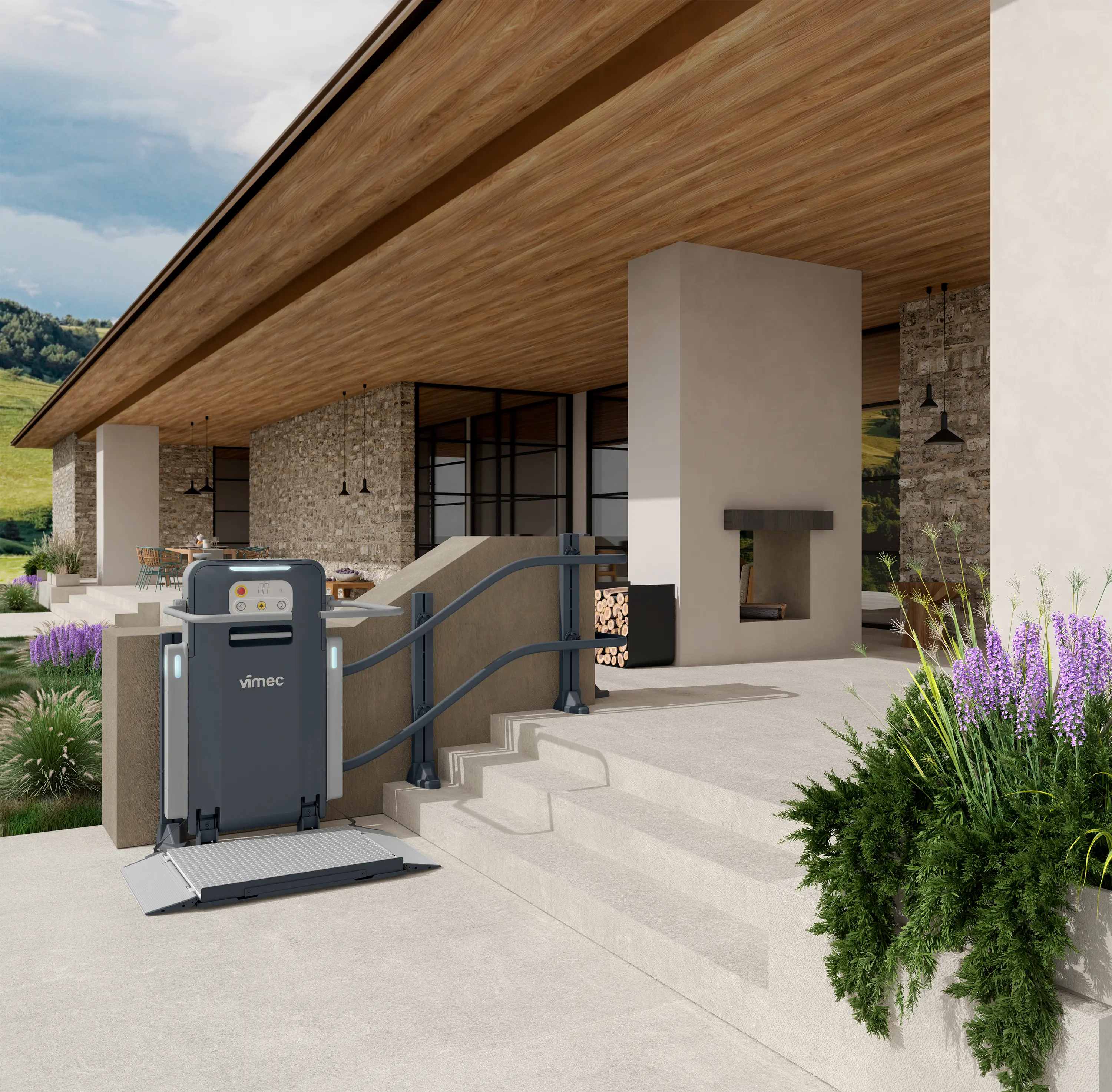 Vimec Srl - Inclined platform lift V6s