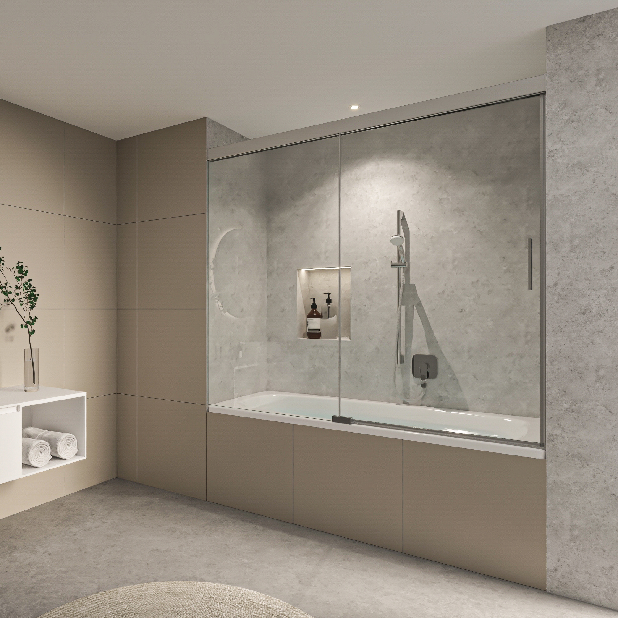 Produkt S606 PDSB2 Schiebetüre 2-teilig auf Badewanne des Herstellers Koralle anzeigen