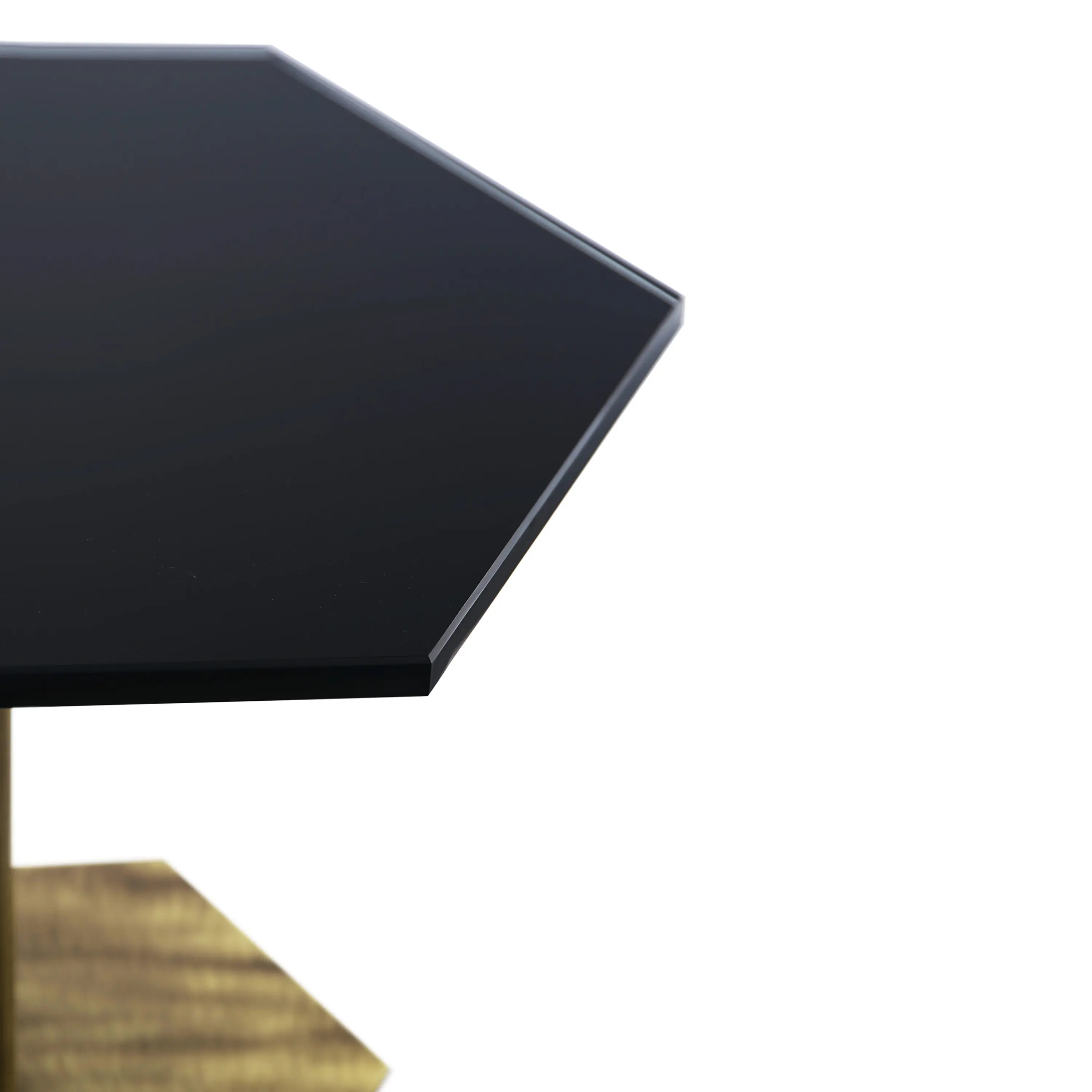 Marioni - Ted | Low Side Table With Glass Top