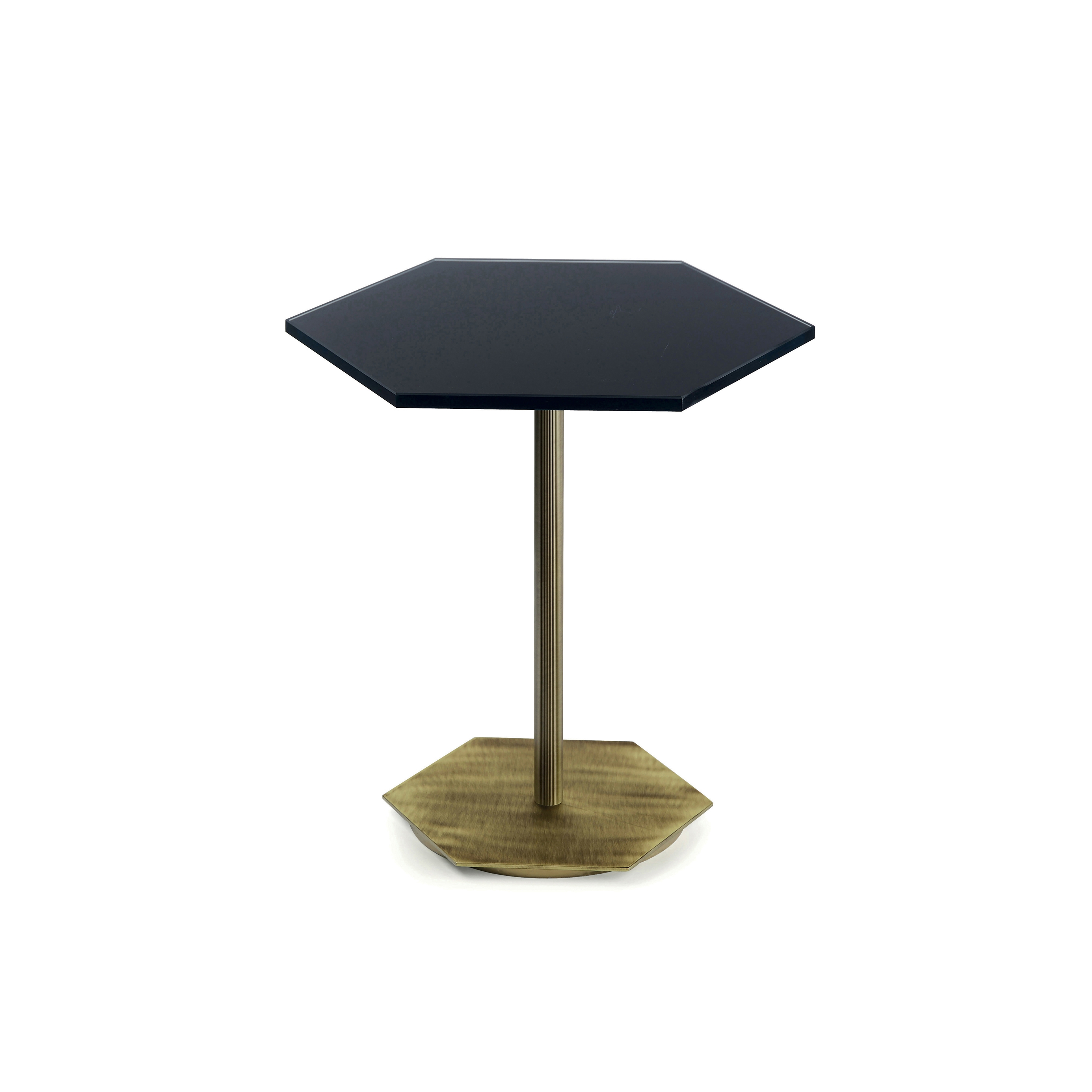 Ted | Side Table With Glass Top