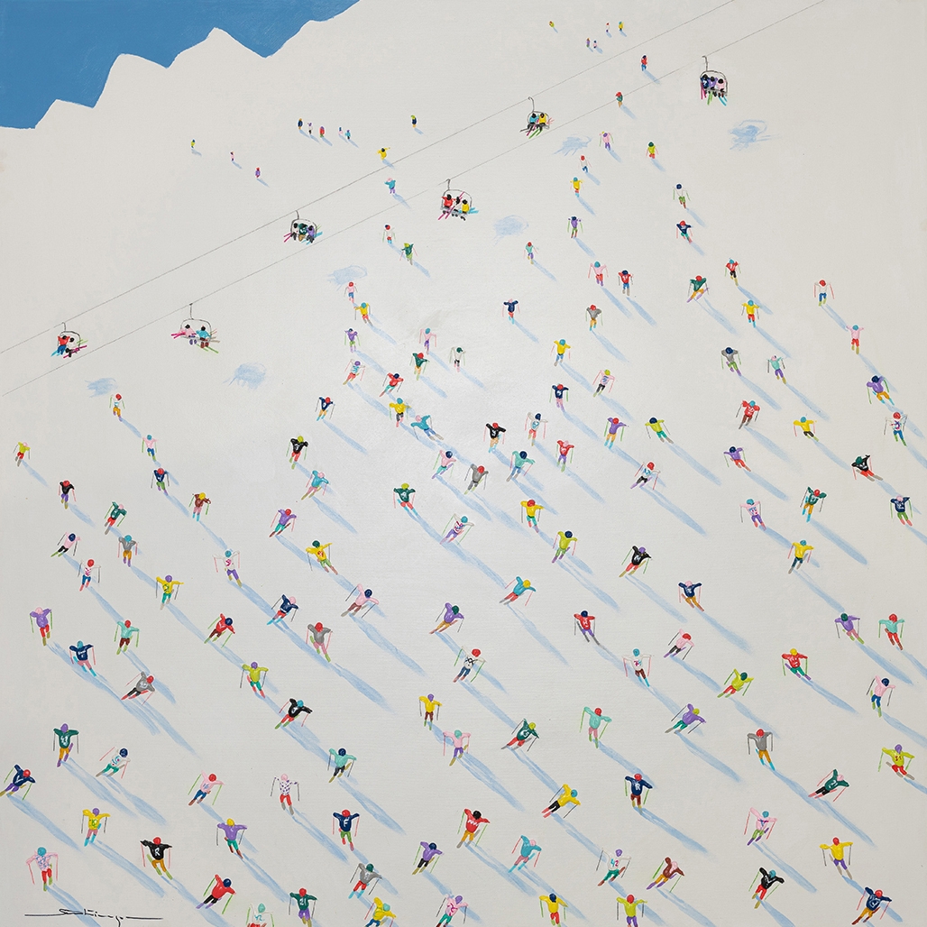 Mostra il prodotto Blue Ski II del produttore NOVOCUADRO ART COMPANY