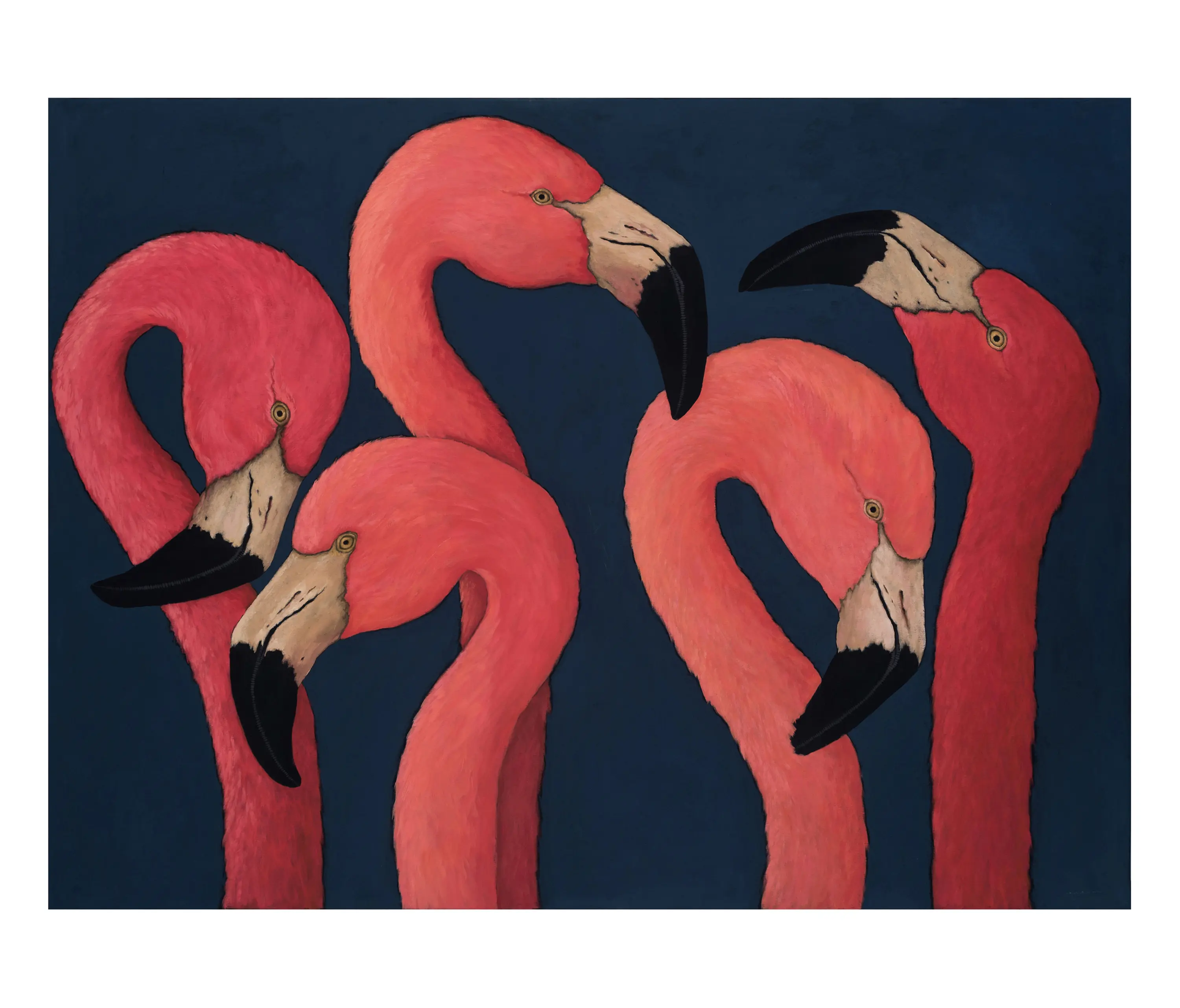 NOVOCUADRO ART COMPANY - Five Flamingos