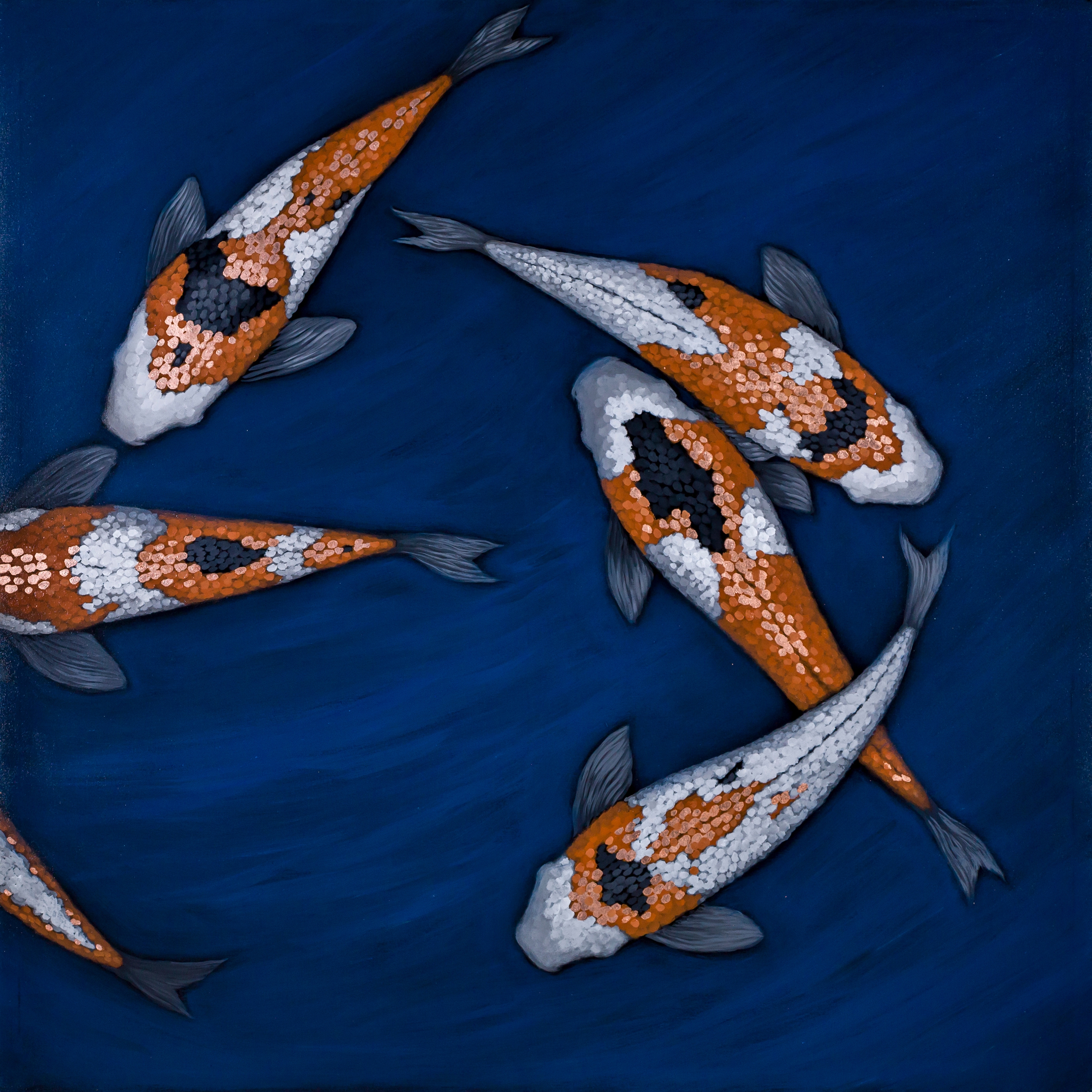 Vertoon produk KOI IV van vervaardiger NOVOCUADRO ART COMPANY