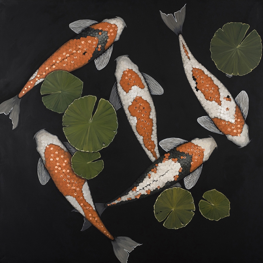 Vertoon produk Koi Pecera I van vervaardiger NOVOCUADRO ART COMPANY
