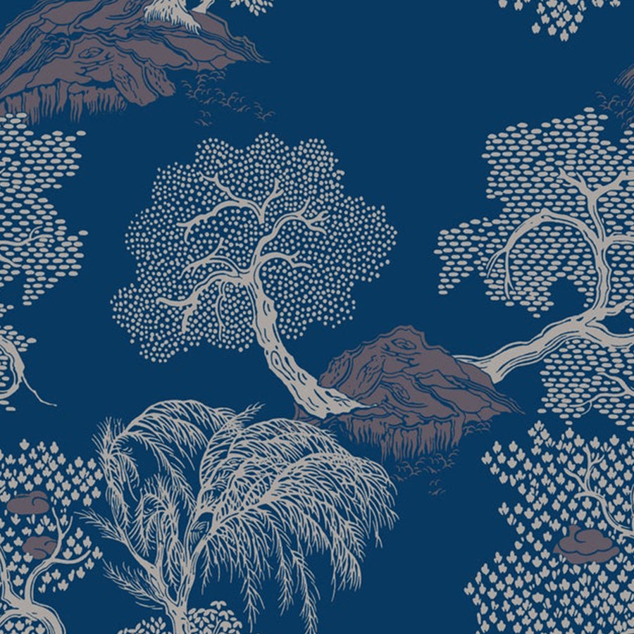 Jardin d'Asie Bleu Nuit