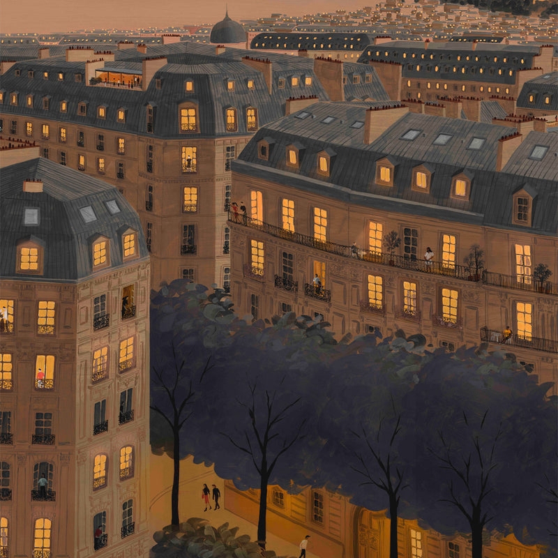 Mostrar el producto Toits de Paris Nuit del fabricante ISIDORE LEROY