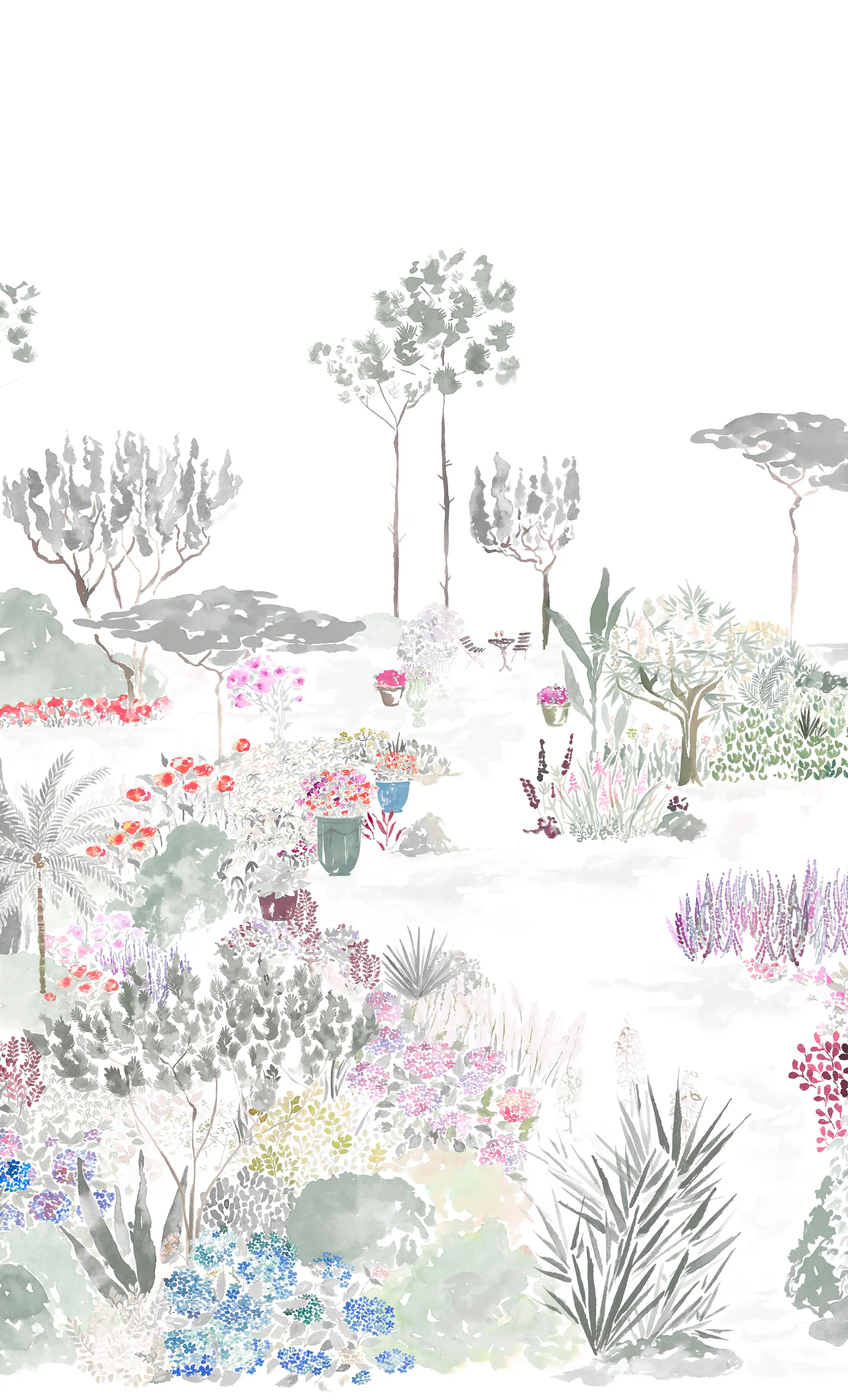 ISIDORE LEROY - Jardin de France Gris Vert