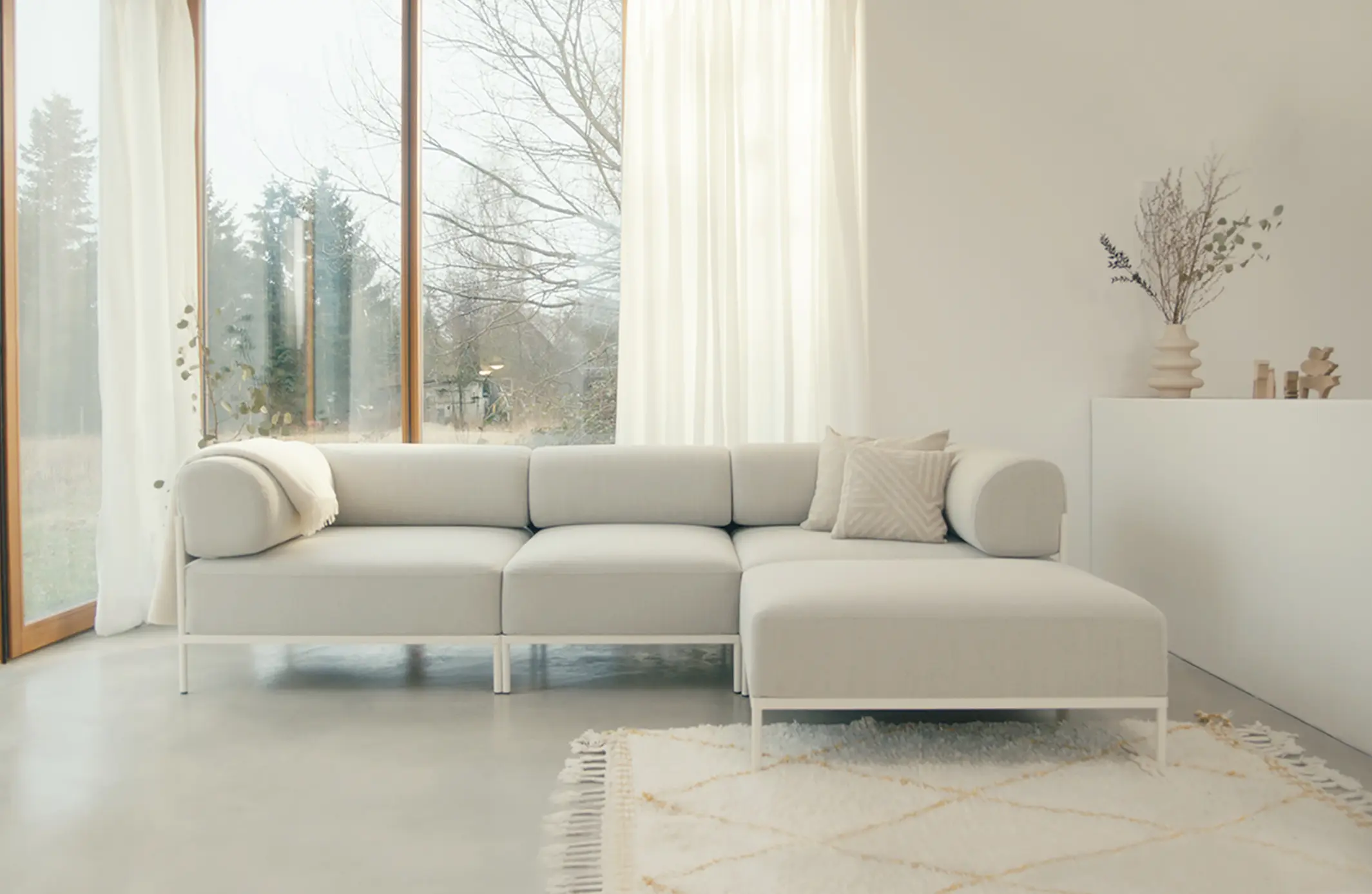 Noah Living - Noah 3-Sitzer Sofa breit