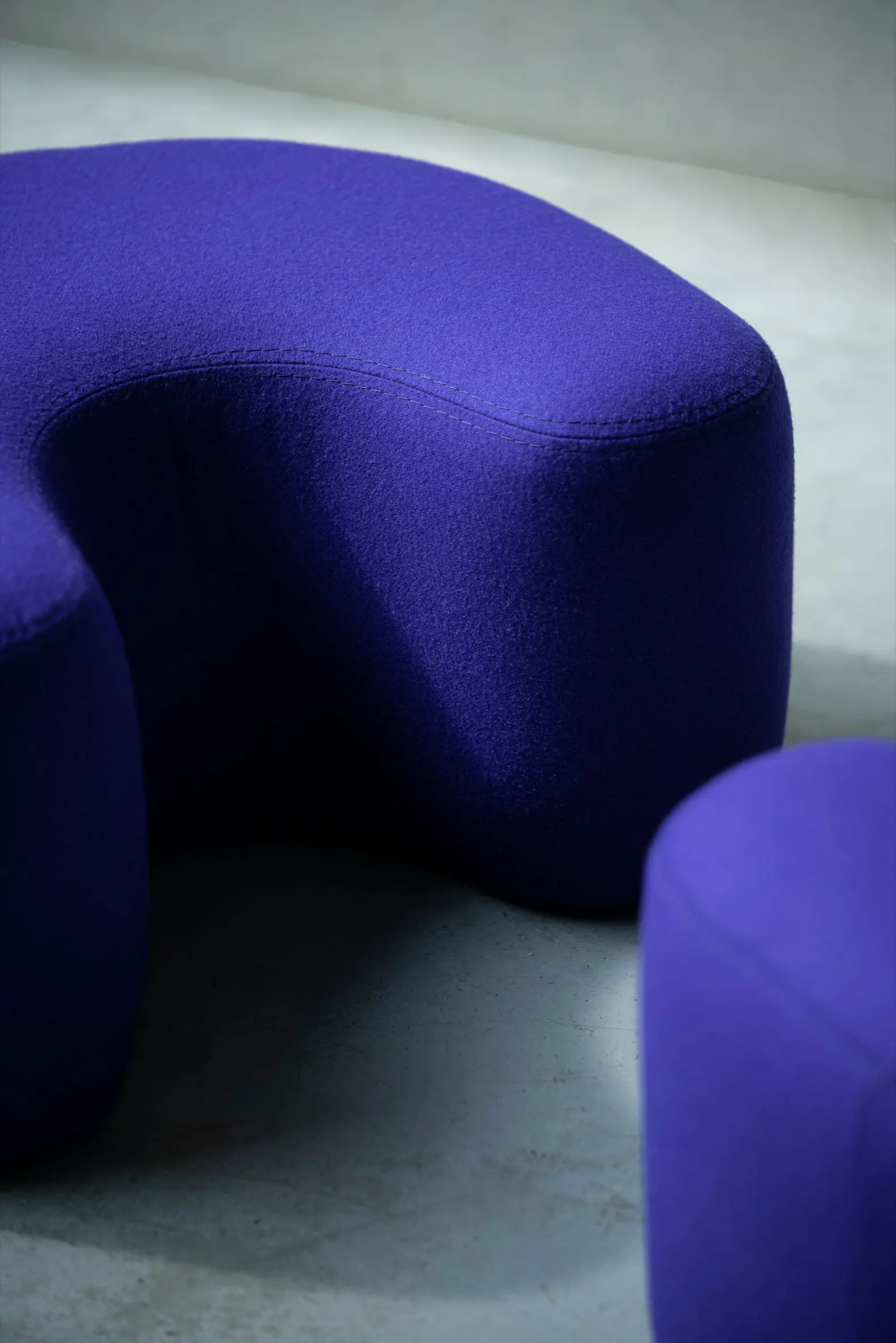 noo.ma - Ü Pouf | Terrakotta-Wolle