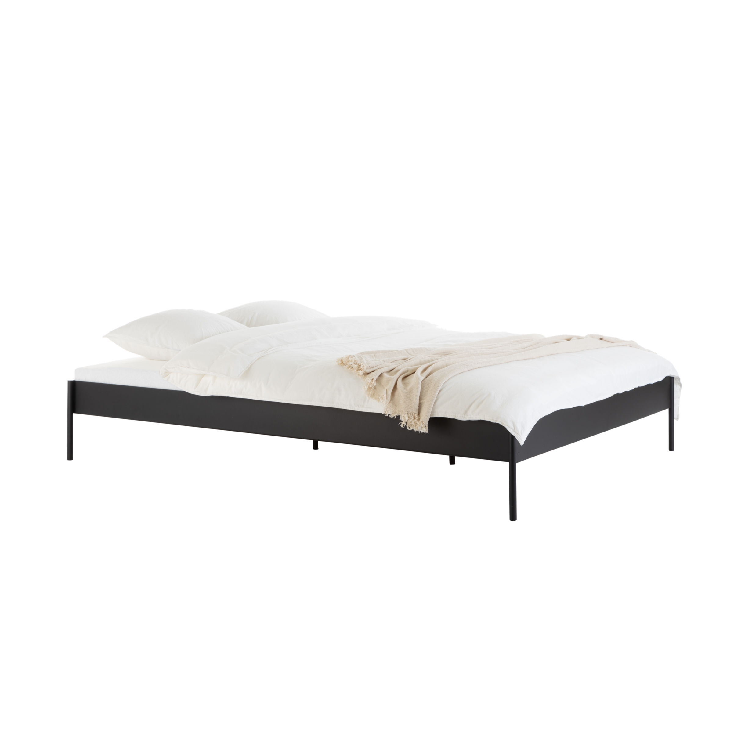 Display product Eton Basic Bed | Vulcano Black from manufacturer noo.ma