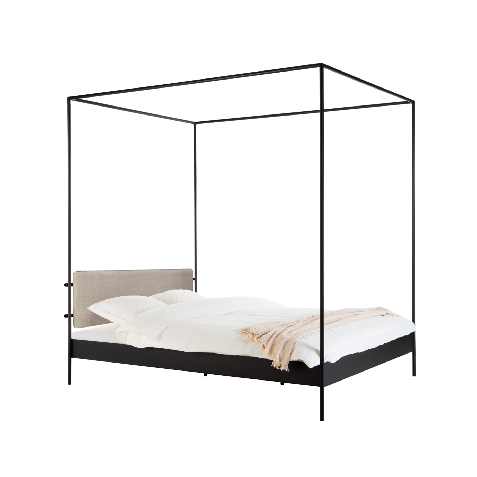 Afficher le produit Lit Eton avec Têtes de lit du fabricant noo.ma