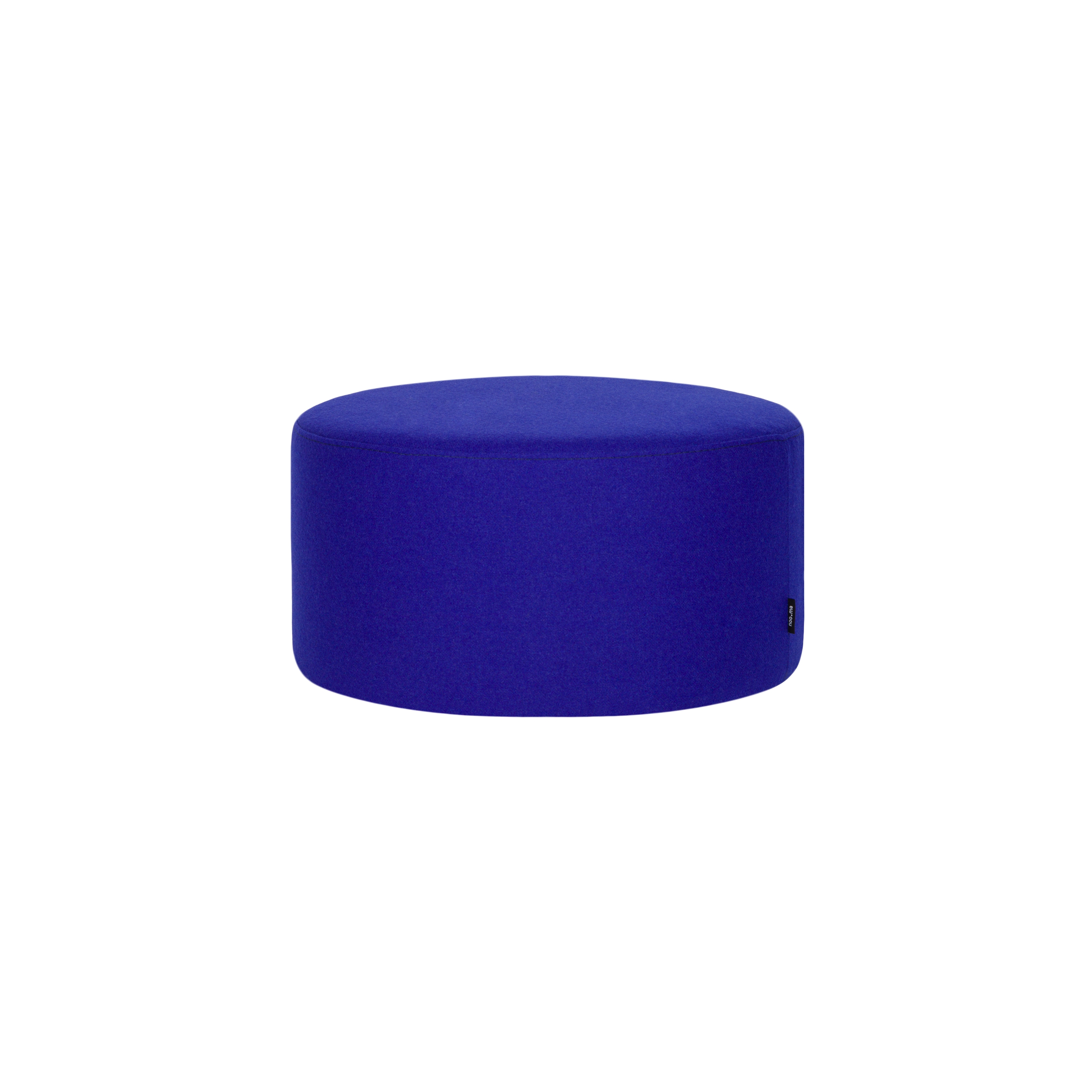 Display product Folk Pouf Low | Blueberry Pie Wool from manufacturer noo.ma