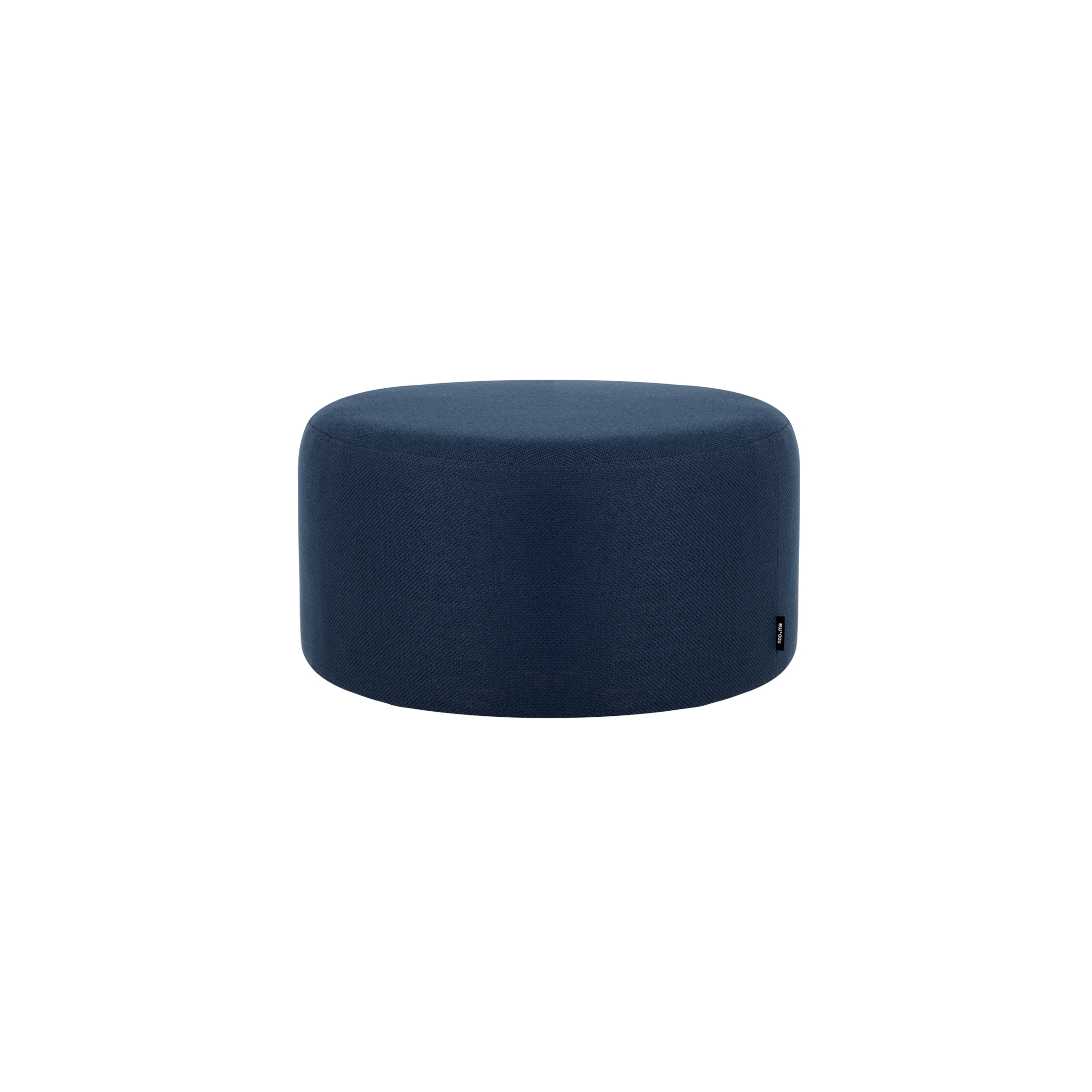 Folk Pouf Low | Evening Blue