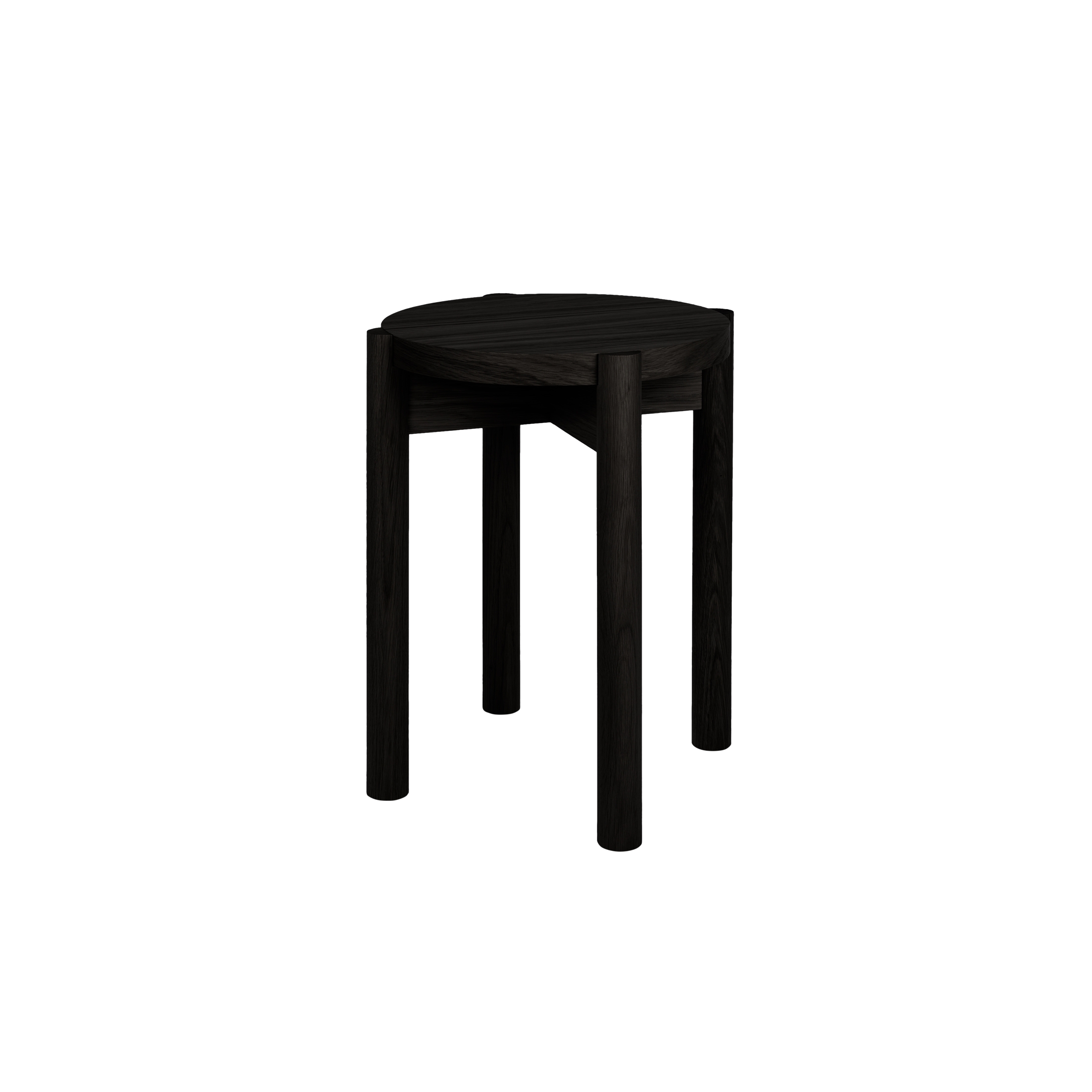 Afficher le produit Tabouret Hopp | Noir volcan du fabricant noo.ma