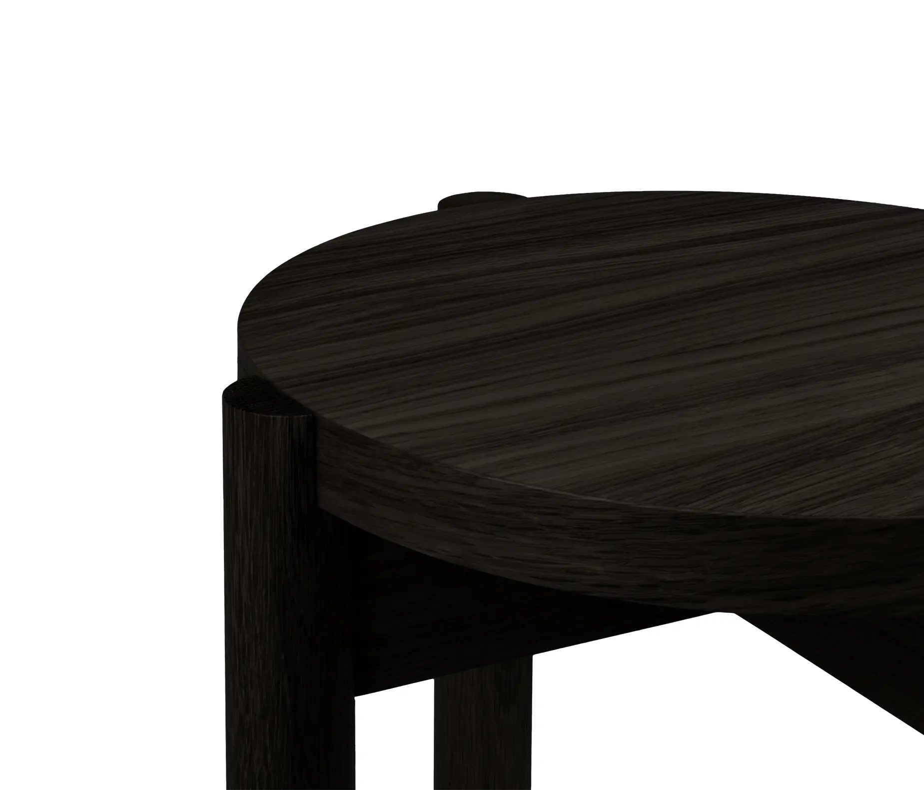 noo.ma - Hopp Stool | Black Oak
