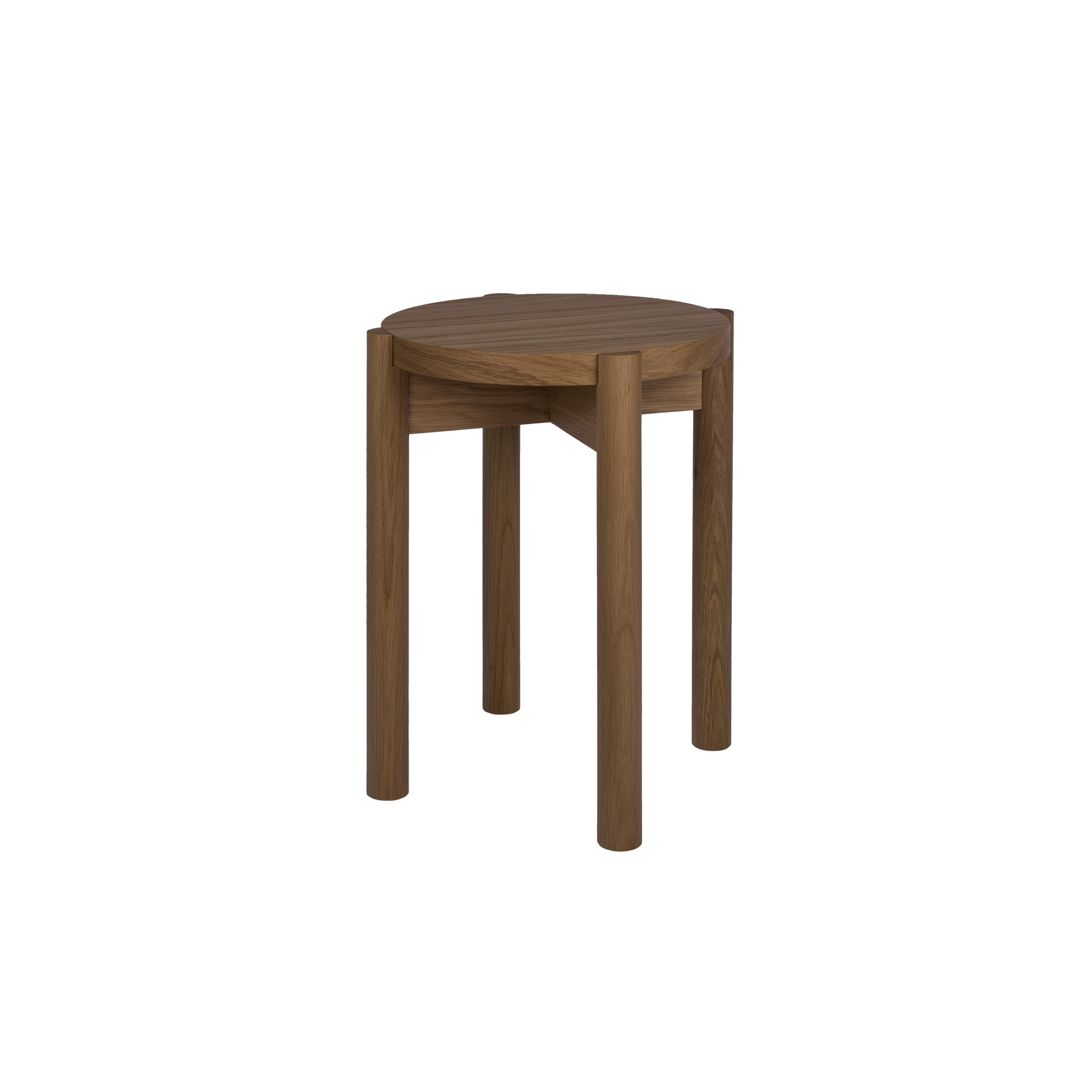 Tabouret Hopp | Chêne fumé