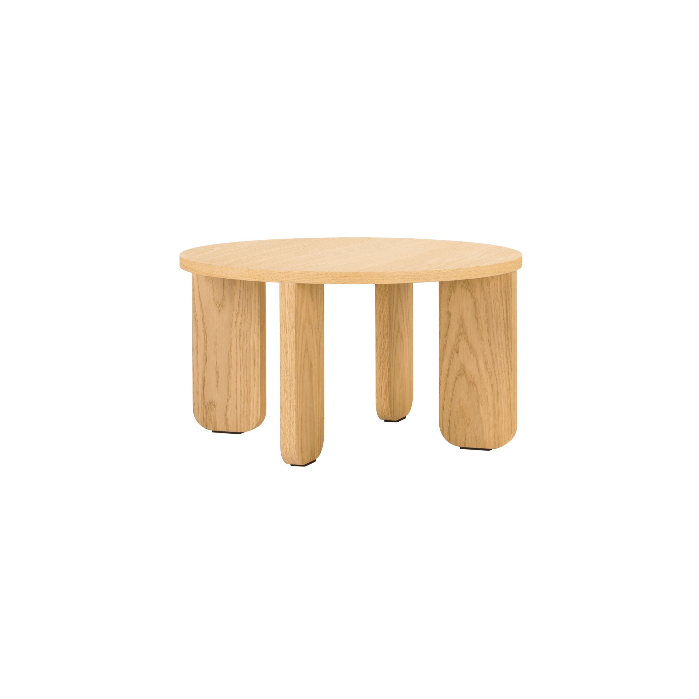 Display product Kuvu Coffee Table ⌀ 55 cm | Natural Oak from manufacturer noo.ma