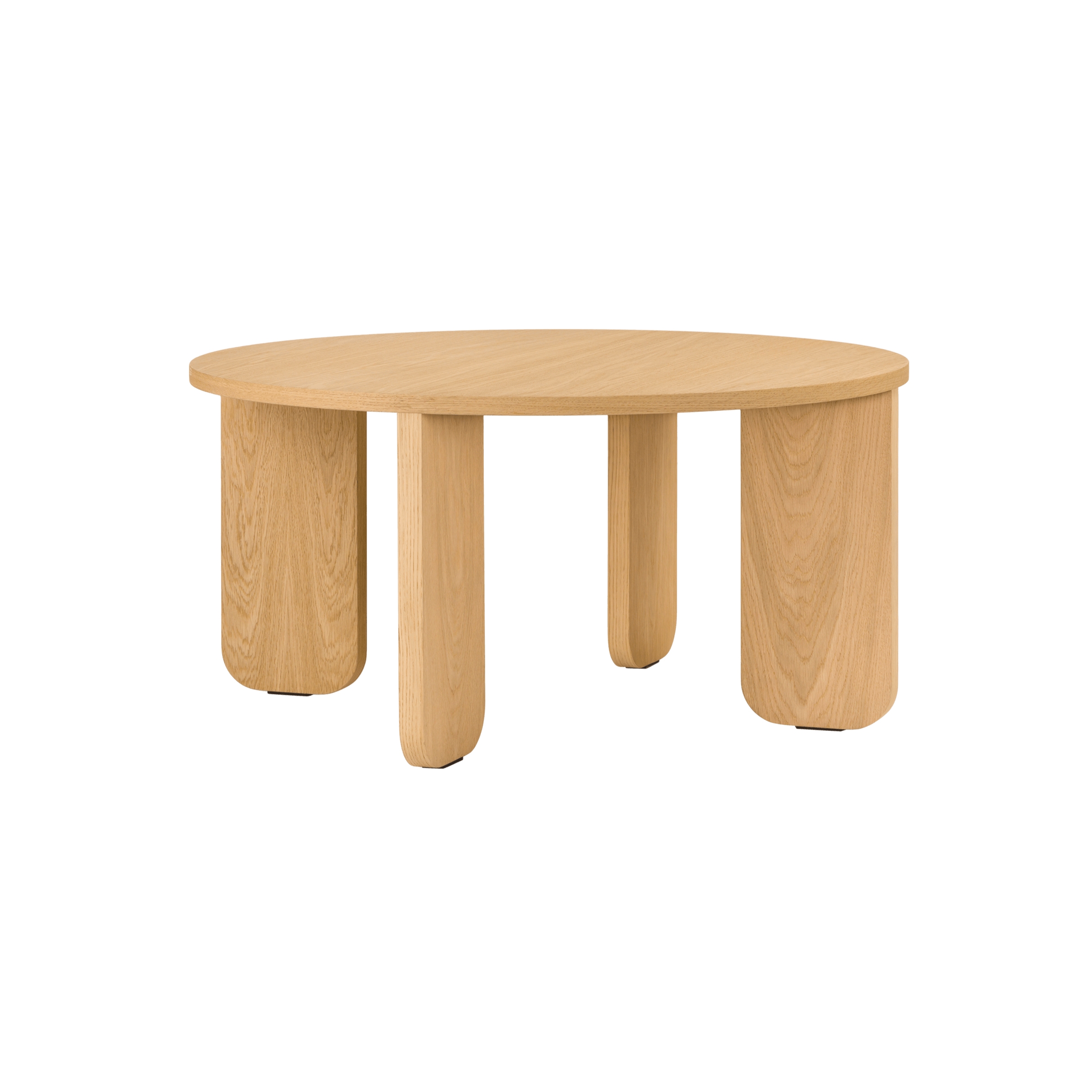 Display product Kuvu Coffee Table ⌀ 75 cm | Natural Oak from manufacturer noo.ma