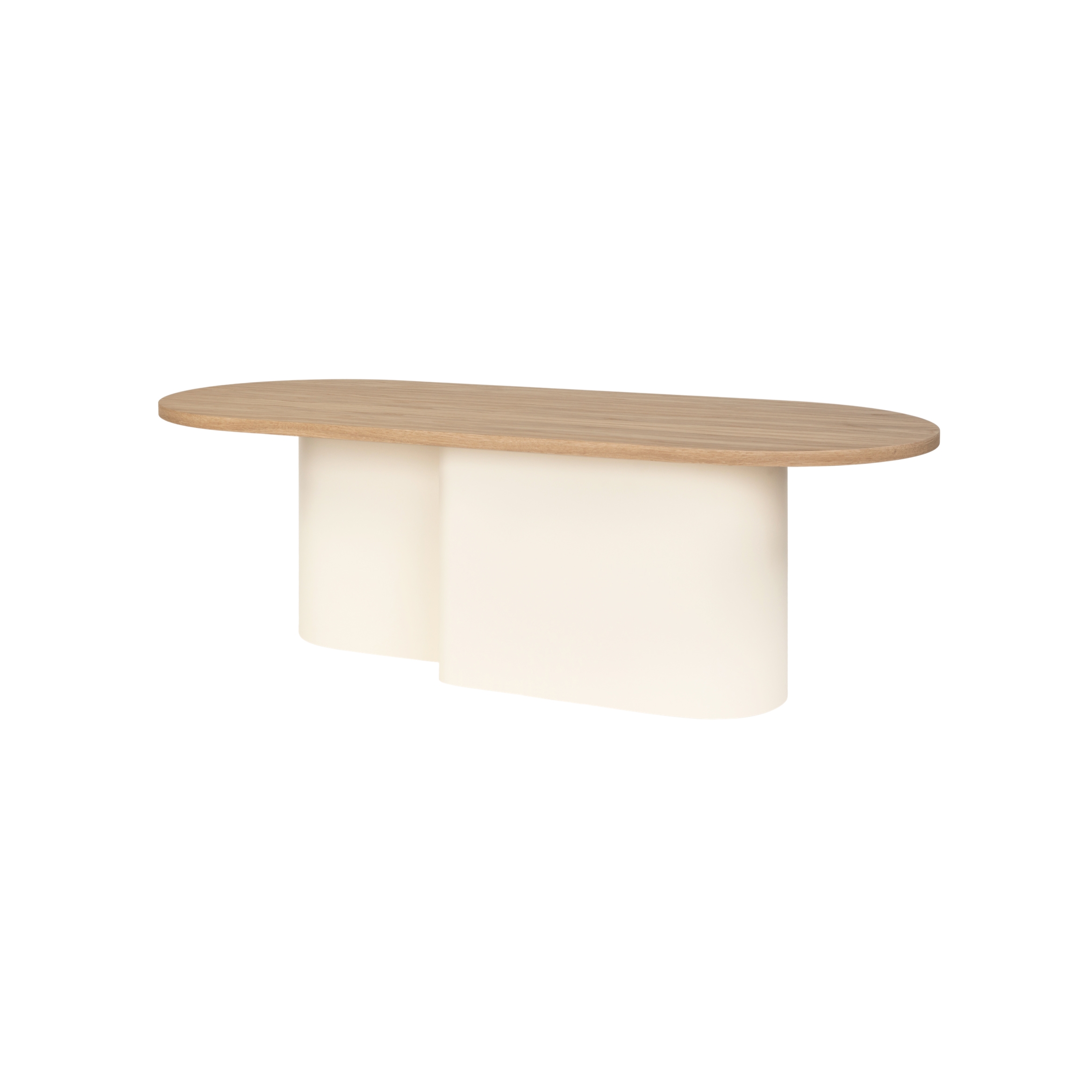 Looi Coffee Table | Piazza Beige, Oak Top
